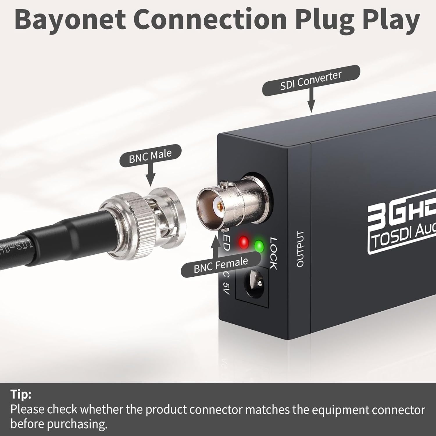 Superbat Cavo SDI 0,3 m 75 Ohm BNC maschio cavo 3G/6G/12G (Belden 1694A nero) 2-Pack per macchine fotografiche BMCC Video Equipment Supporta HD-SDI 3G-SDI 6G-SDI 6G-SDI SDI Cavo video