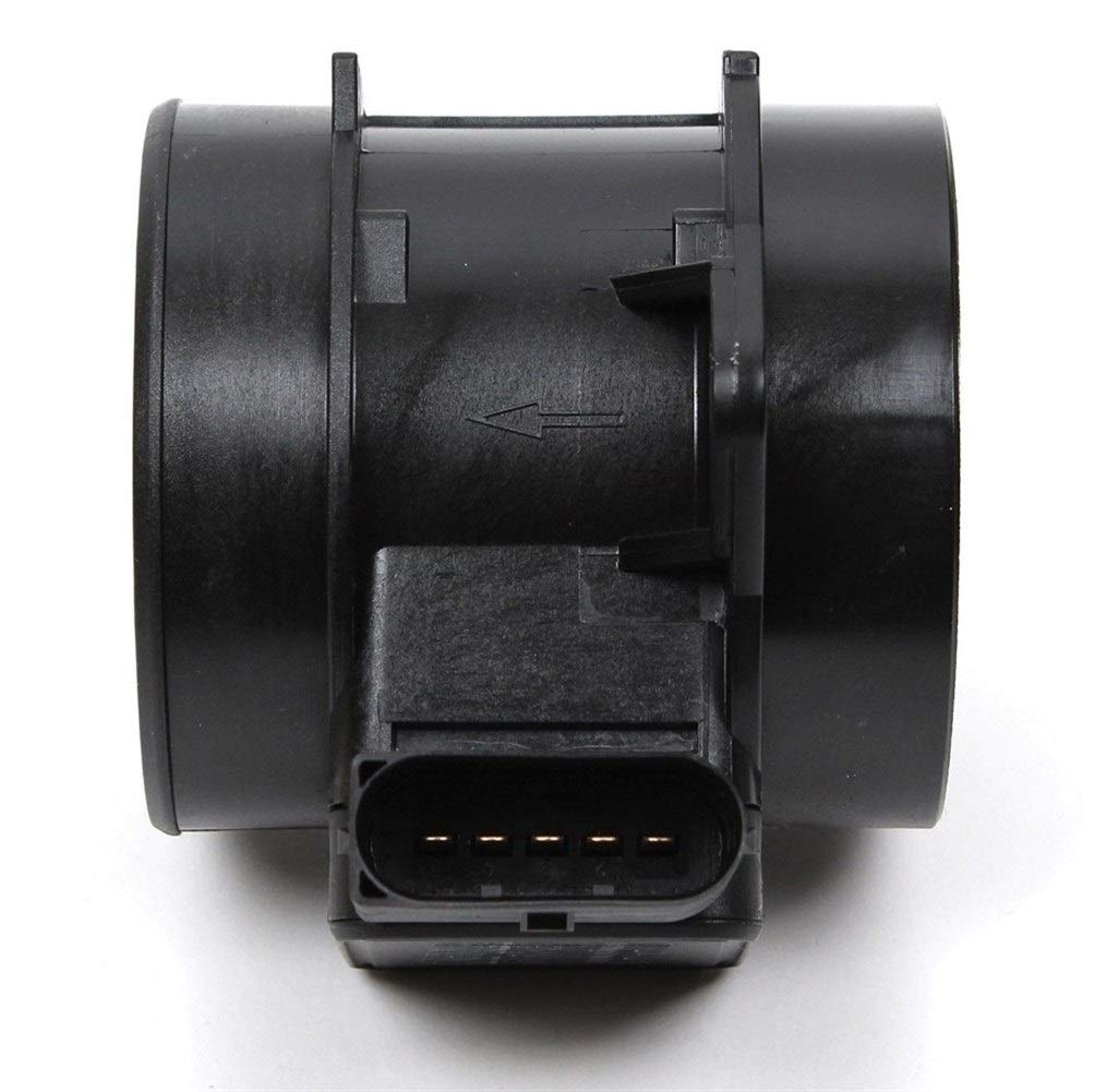 MAF Misuratore Massa d'Aria di Flusso Adatta for 2002-09 Hyundai Kia 1.6L 2.0L OEM 28164-23700,7.07759.11.0 Materiale plastico è Forte e Durevole Auto Parts Nero Sensori Flusso d'Aria