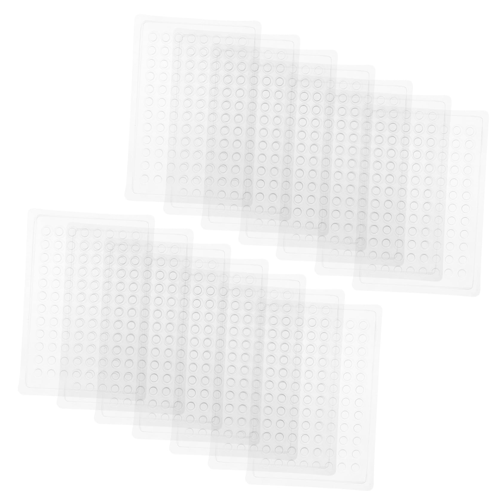MAGICLULU 3 Series Placa De Cultivo De Laboratorio Placa De Cultivo Celular Para Laboratorio Placa De Cultivo De Tejidos Para Laboratorio De Polivinilo Transparente 100 Piezas*3