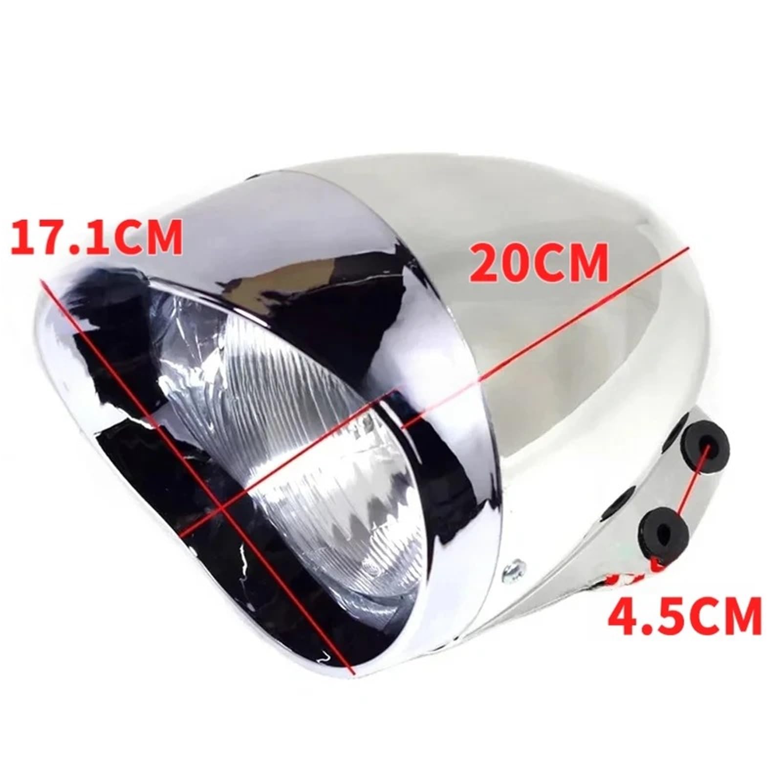 Luces Exploradoras Moto Para Lifan Faro Halógeno Tipo Bala De 6,5"