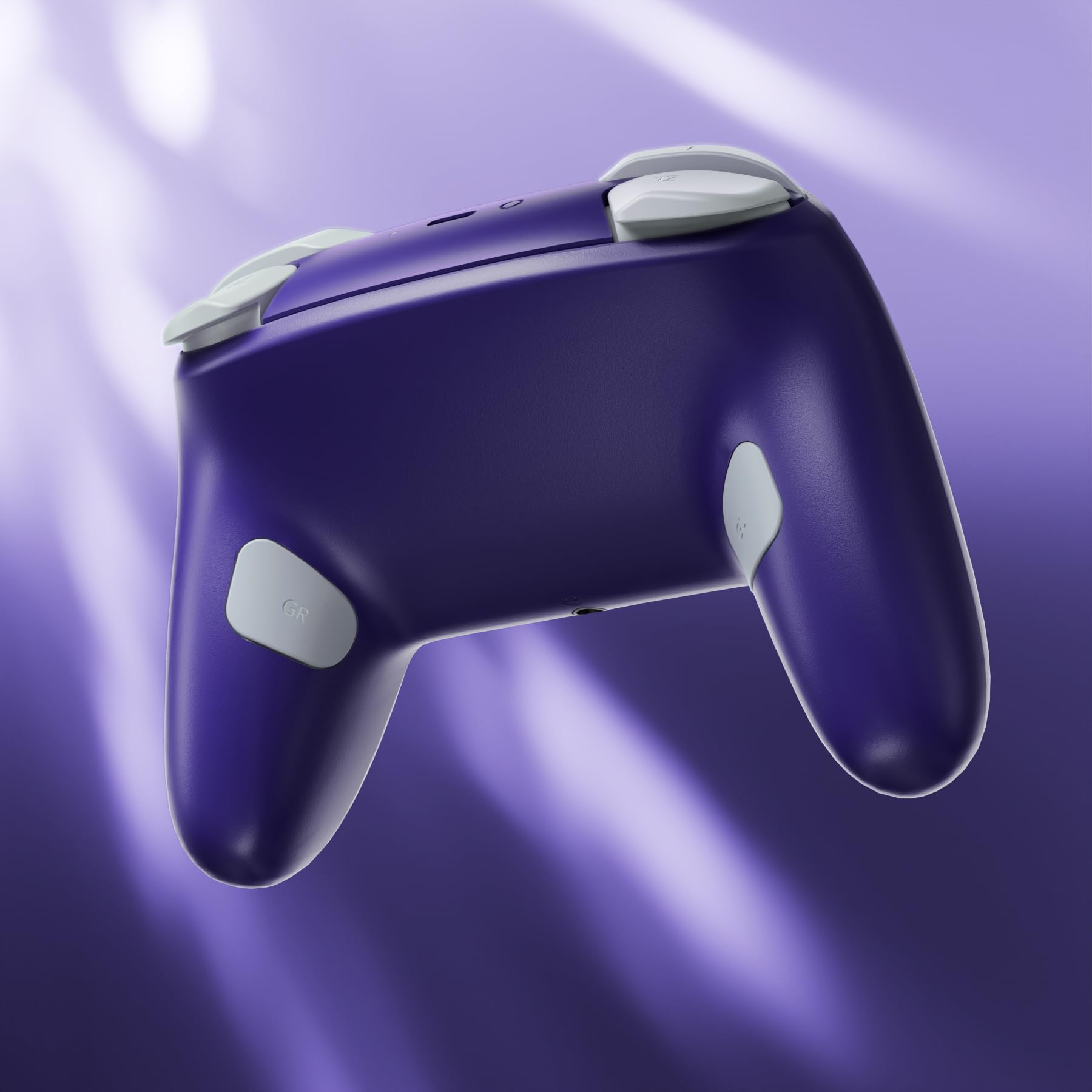 eXtremeRate Coque pour Switch 2 Pro Manette,Coque Avant Arrière avec Joystick Analogique & Boutons de Remplacement pour Nintendo Switch 2 Pro Controller-Violet NGC Classique