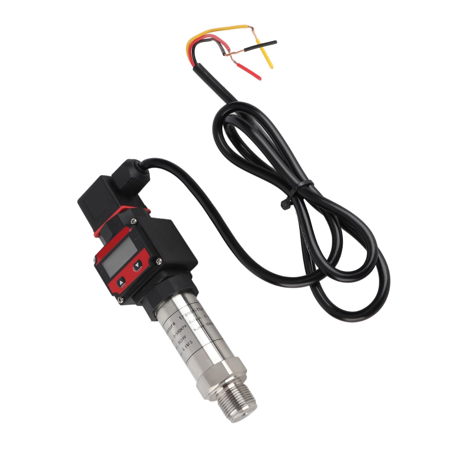 DC24V Piezoelektrischer Drucksensor 0-10V Ausgang, Silizium-Diffusionsdrucktransmitter 0-500KPa / 0-600KPa / 0-700KPa / 0-800KPa für Industrielle Überwachung (0–500 kPa)