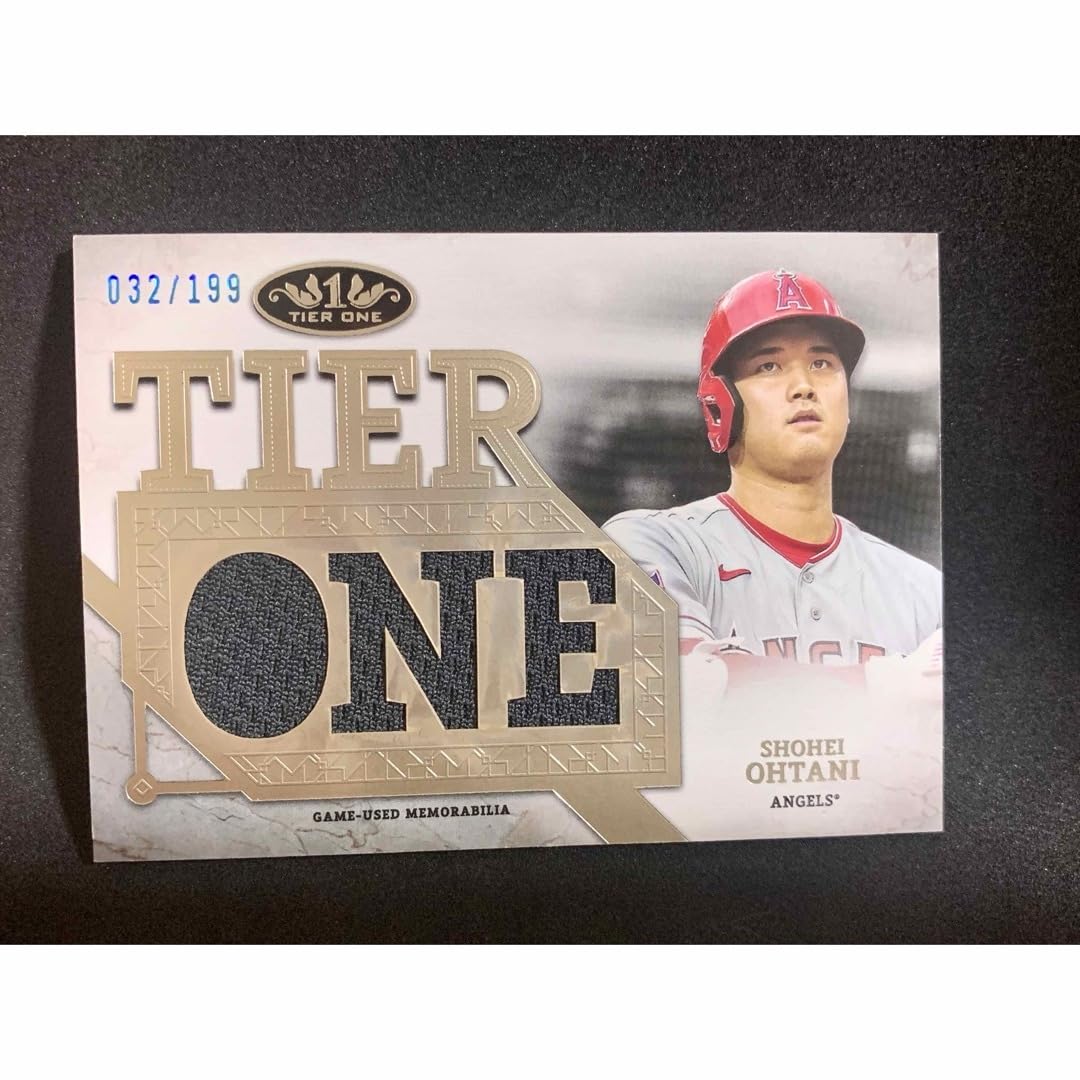 Amazon.co.jp: 大谷翔平topps 2024 Tier One パッチカード199枚限定 