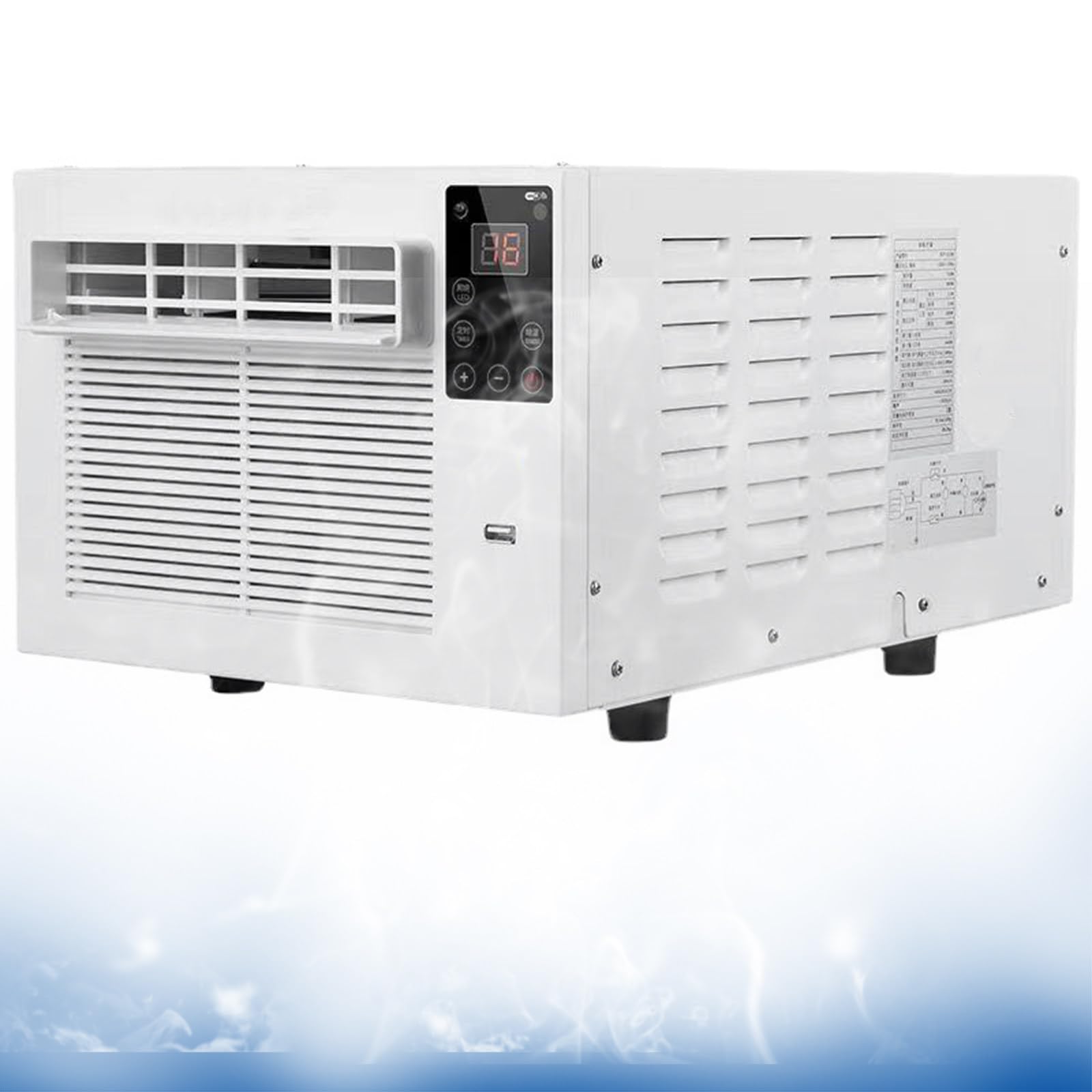 AYCDL Portable Mini Air Conditioner with Dehumidifier Function, Mosquito Net Design, Low Power Consumption for Rental Homes, Dormitories, and Bedrooms