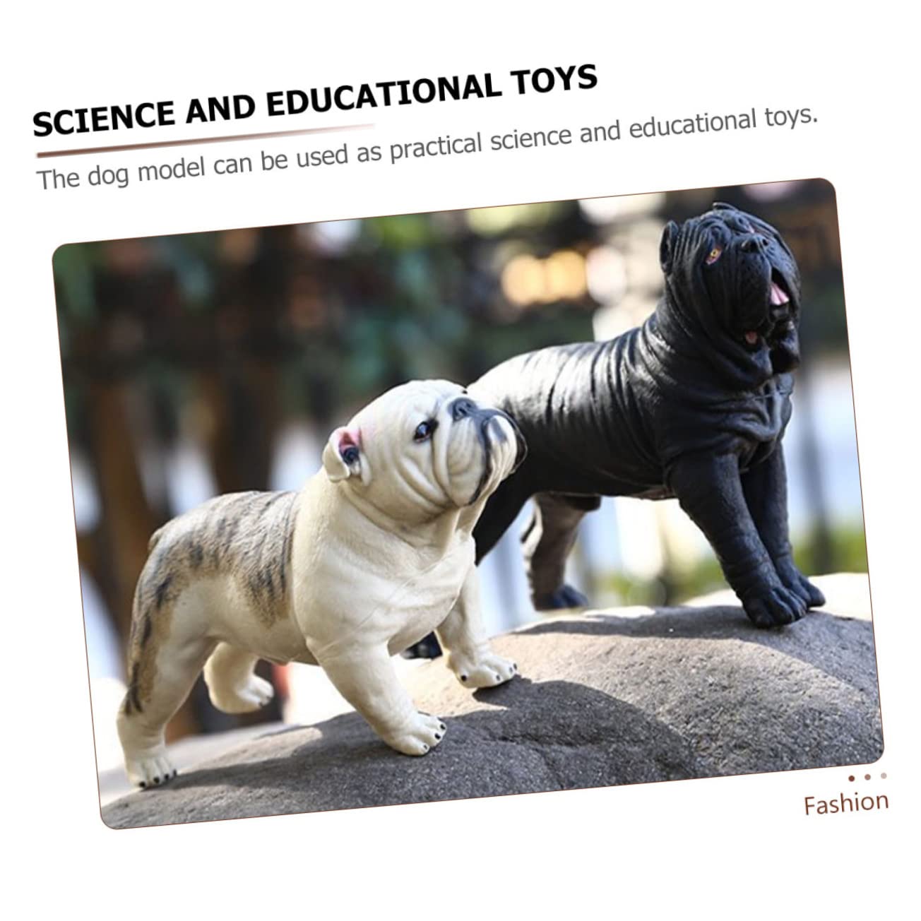 Alipis Figurine Shar Pei Miniature Jouet pour Décoration Intérieure Modèle de Chien Éducatif