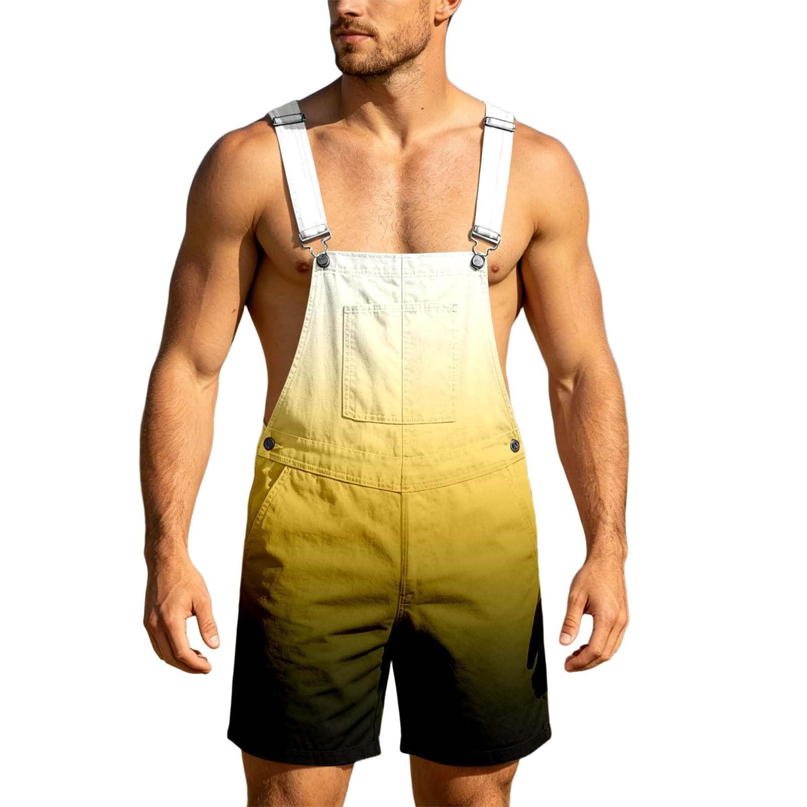 Mono corto degradado para hombre ropa informal de verano 5
