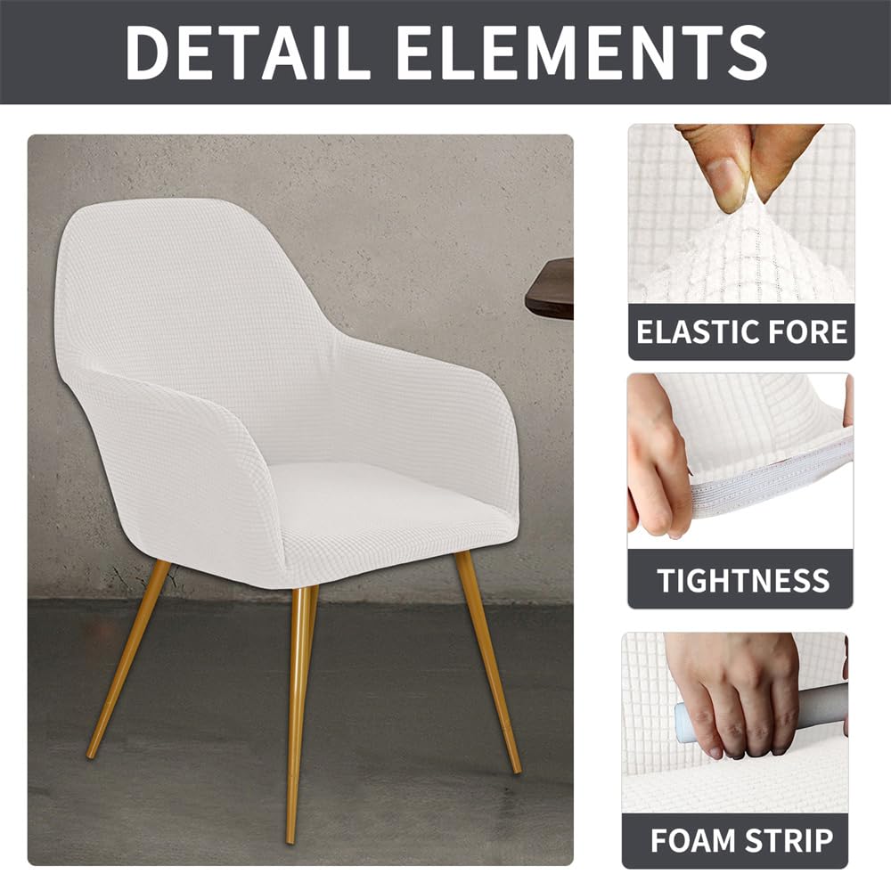 Coprisedia per sedia da pranzo, impermeabile, resistente, elasticizzato, moderno, stampato, in tessuto elastico, per poltrone, ufficio, soggiorno, camera da letto, banchetti e toeletta
