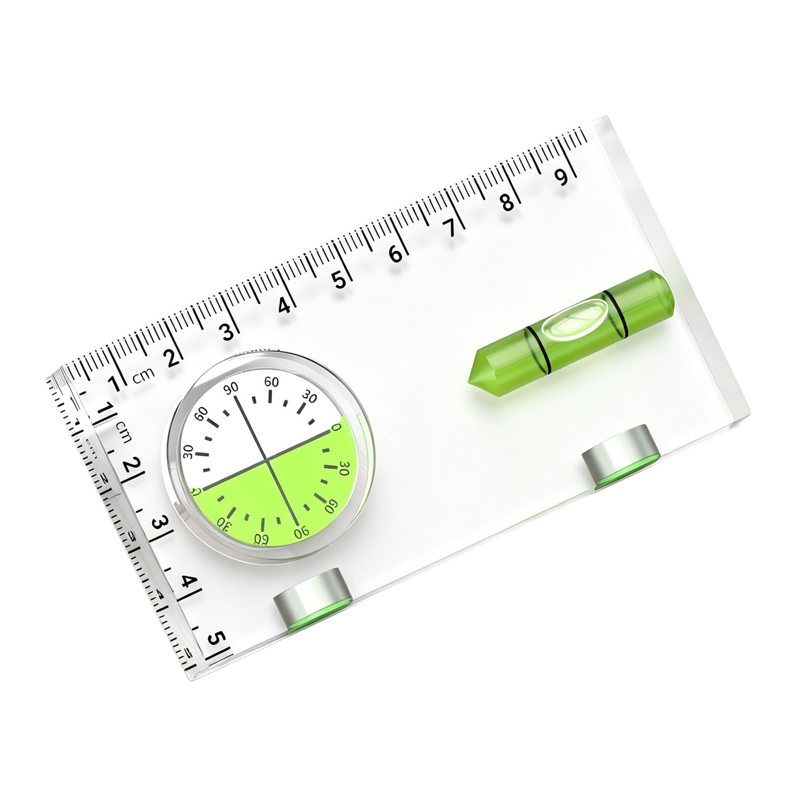 Levels Gauge with Angles Tool Include Magnets and Clear Acrylic Design for Easy Use Multifunction Levels Gauge Horizontal Vertical