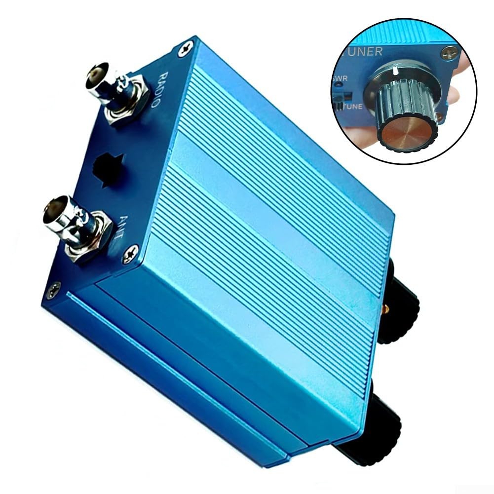 Z-QRP Accordatore Manuale 3-28MHz 5W HF Matcher per Ham Radio - Connettore BNC Kit QRP Portatile