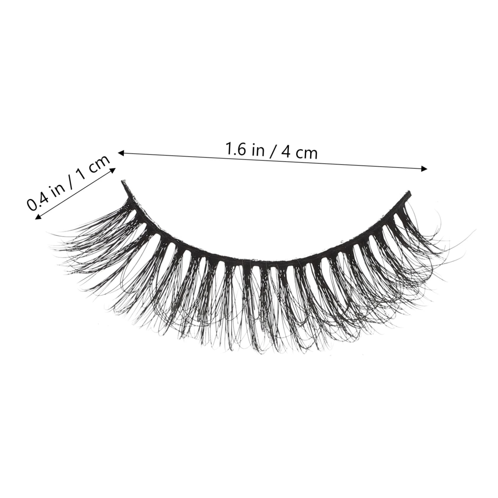 Beavorty 40pares Pestañas Postizas De Extensiones Curly Esponjoso Para Maquillaje Noche