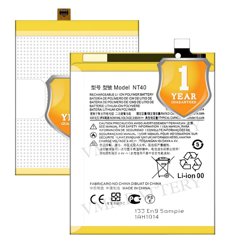 Image of Original NT40 Battery Compatible for Motorola G Pure (XT-2163-4, XT2163-4) | Moto E20 (XT2155, XT2155-1, XT2155-3, XT2155-6) - (4000mAh) - 1 Year Warranty K7
