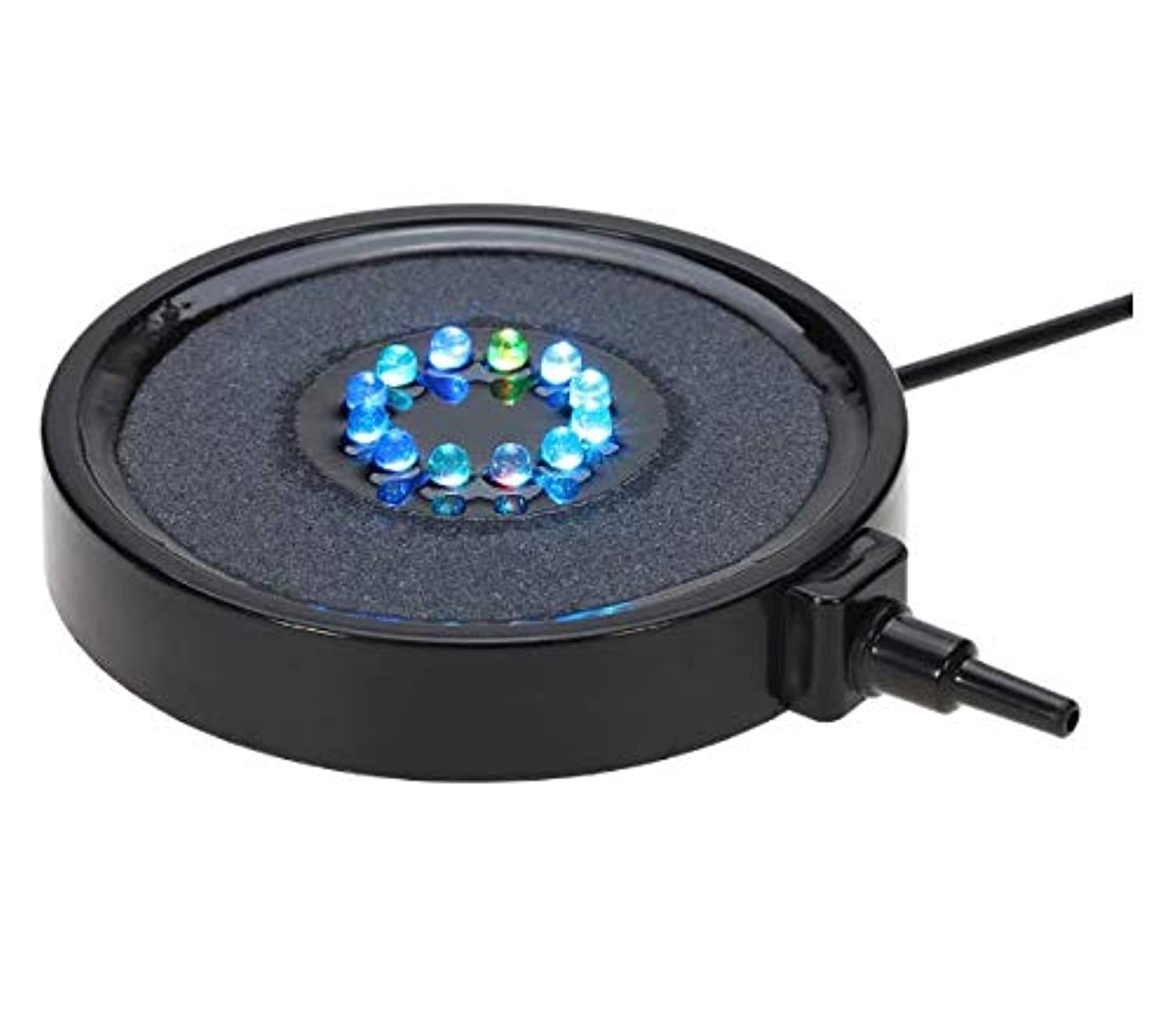 Mumoo Bear Waterproof Submersible Underwater Aquarium Bubble Curtain Light Mini Color Changing 12 Led Fish Tank Lamp With 1.5M Pipe Tube For Air Pump