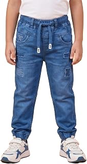 JFR Denim Jogger Jeans with Elastic Waist-508-Medium Sky_8 Price In India