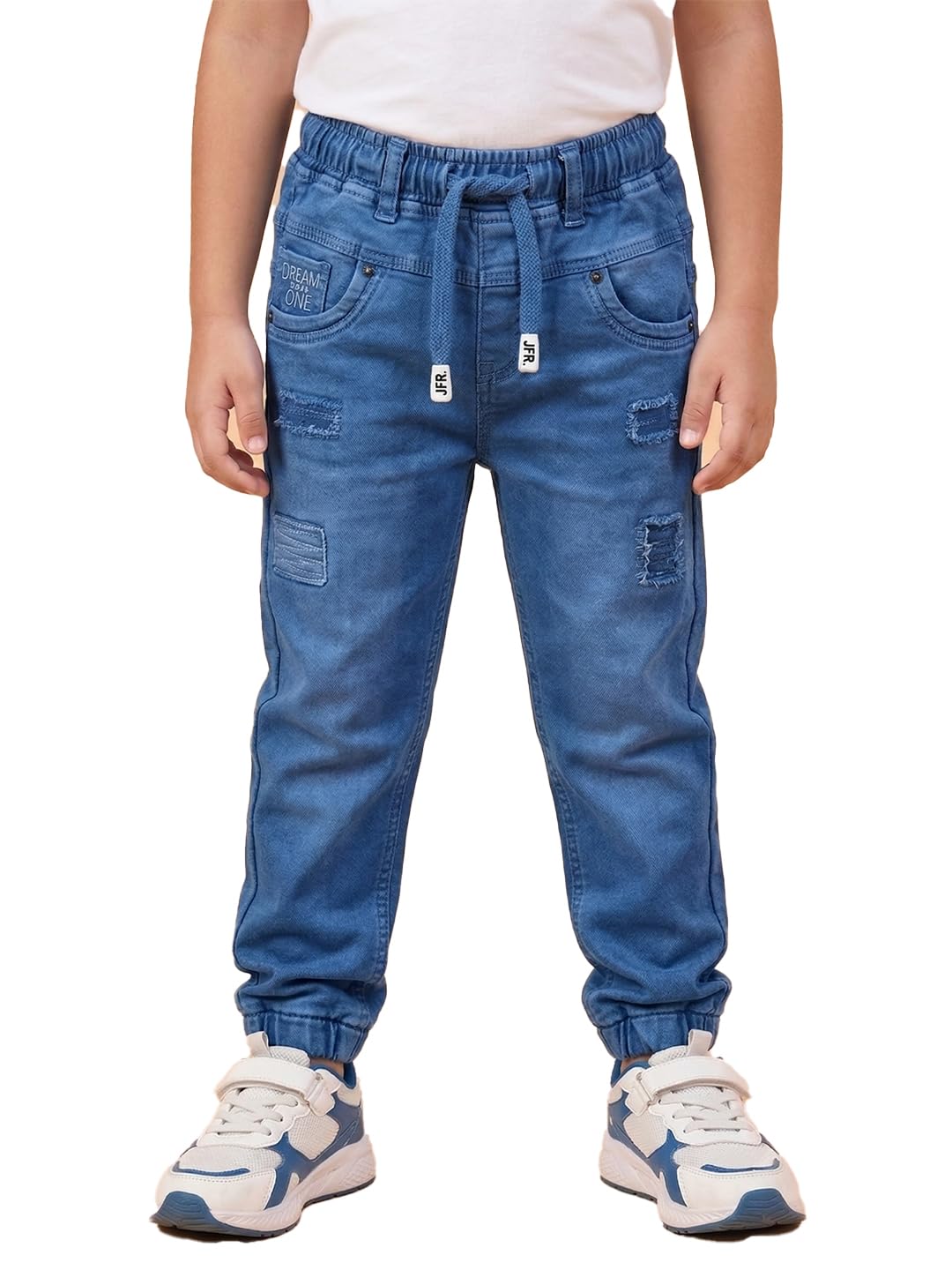JFR Denim Jogger Jeans with Elastic Waist-508-Medium Sky_8 - Review, Price and Buying Guide