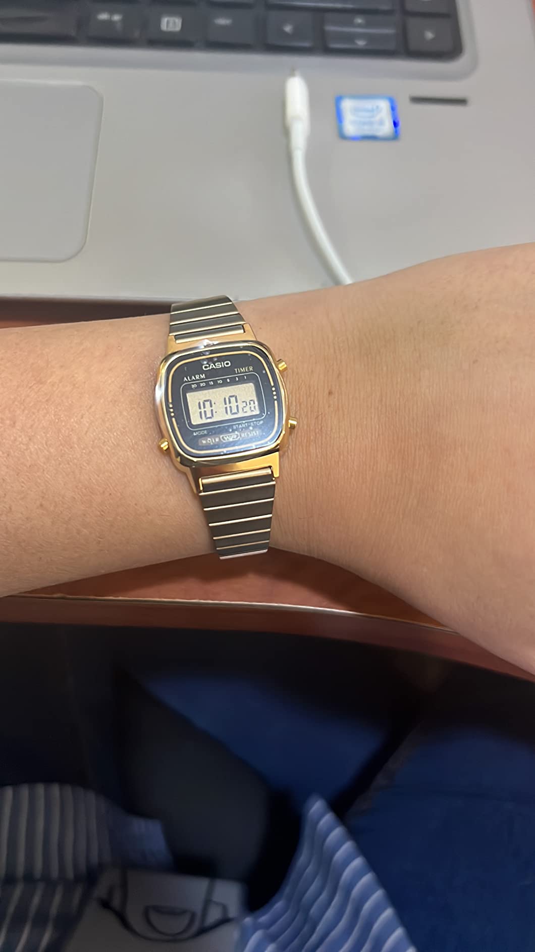 7/mo Finance Casio Women's Vintage LA670WGA1DF Daily Alarm Digital Goldtone Watch Buy Now