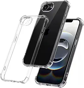 FIT IT Capa Capinha Anti Impactos Compatível com iPhone 16e, Bordas Ressaltadas para Proteção Câmera