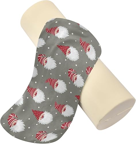 Miniatura 6 de Christmas Gnomes Dwarf Bolster Pillow Yoga Neck Roll Pillow Protector Round Pillow Forms Cylinder Pillow Case Leg Support Pillow
