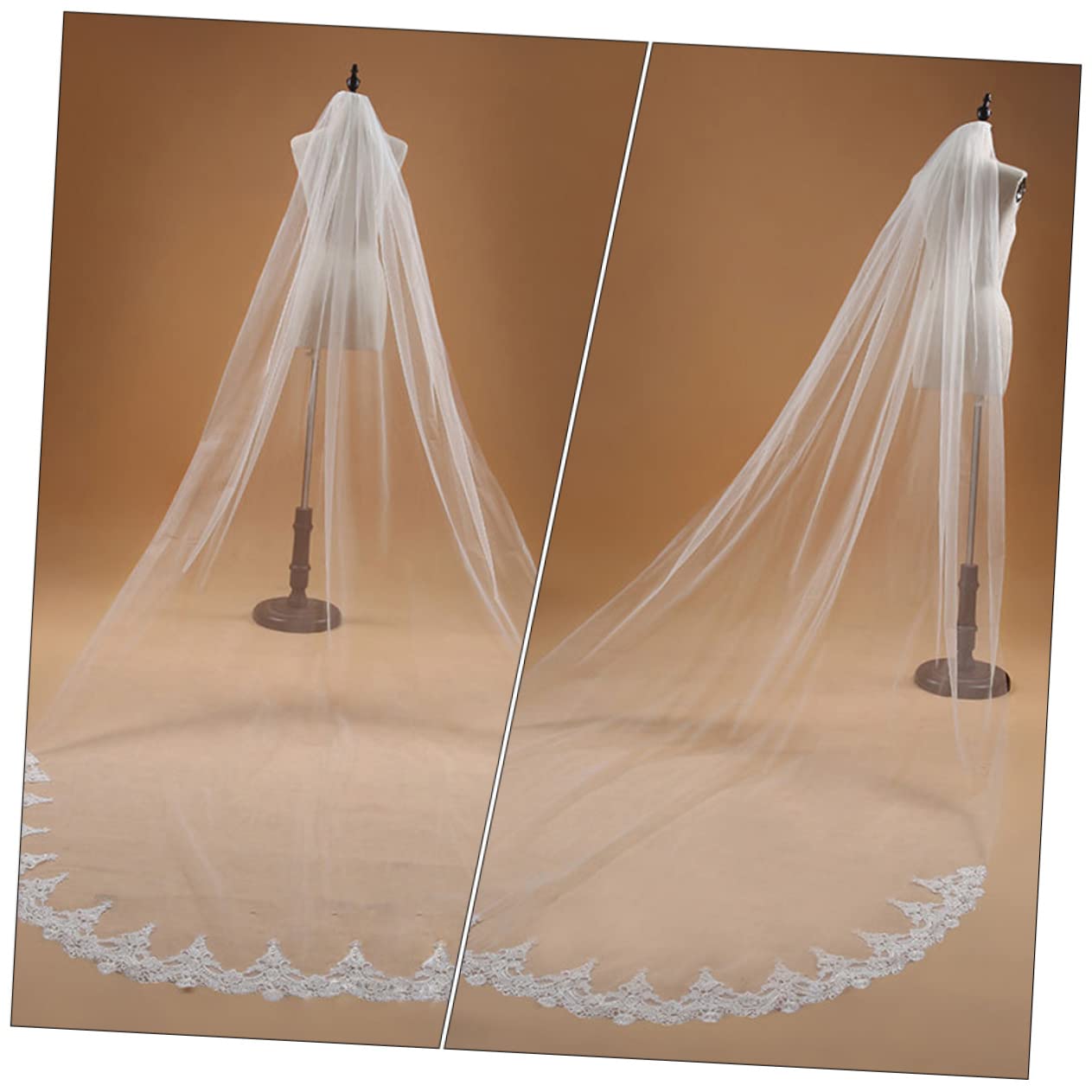 SHERCHPRY 2stücke Lange -hochzeits-schleier Mit Eleganter Brautschleier Feinem Material Für Unvergessliche Hochzeitsmomente Für Bräute Und Hochzeitsfeiern