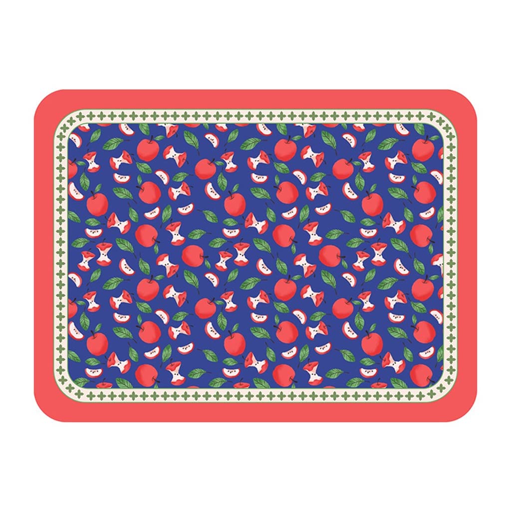 IANSHFKN Placemats Home Printing Insulation Mat Waterproof Tableware Hotel Western Food