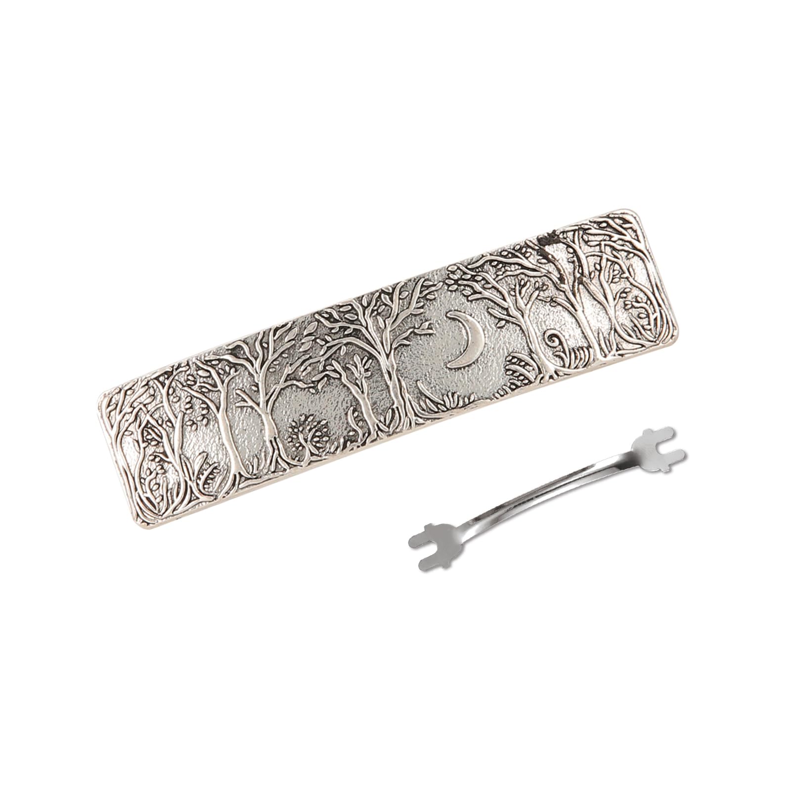 Amaxer Viking Gold Silver Barrettes for Women Girls Celtic Hair Clips for Thick Thin Hair Vintage French Hair Clips Hair Styling Accessories (