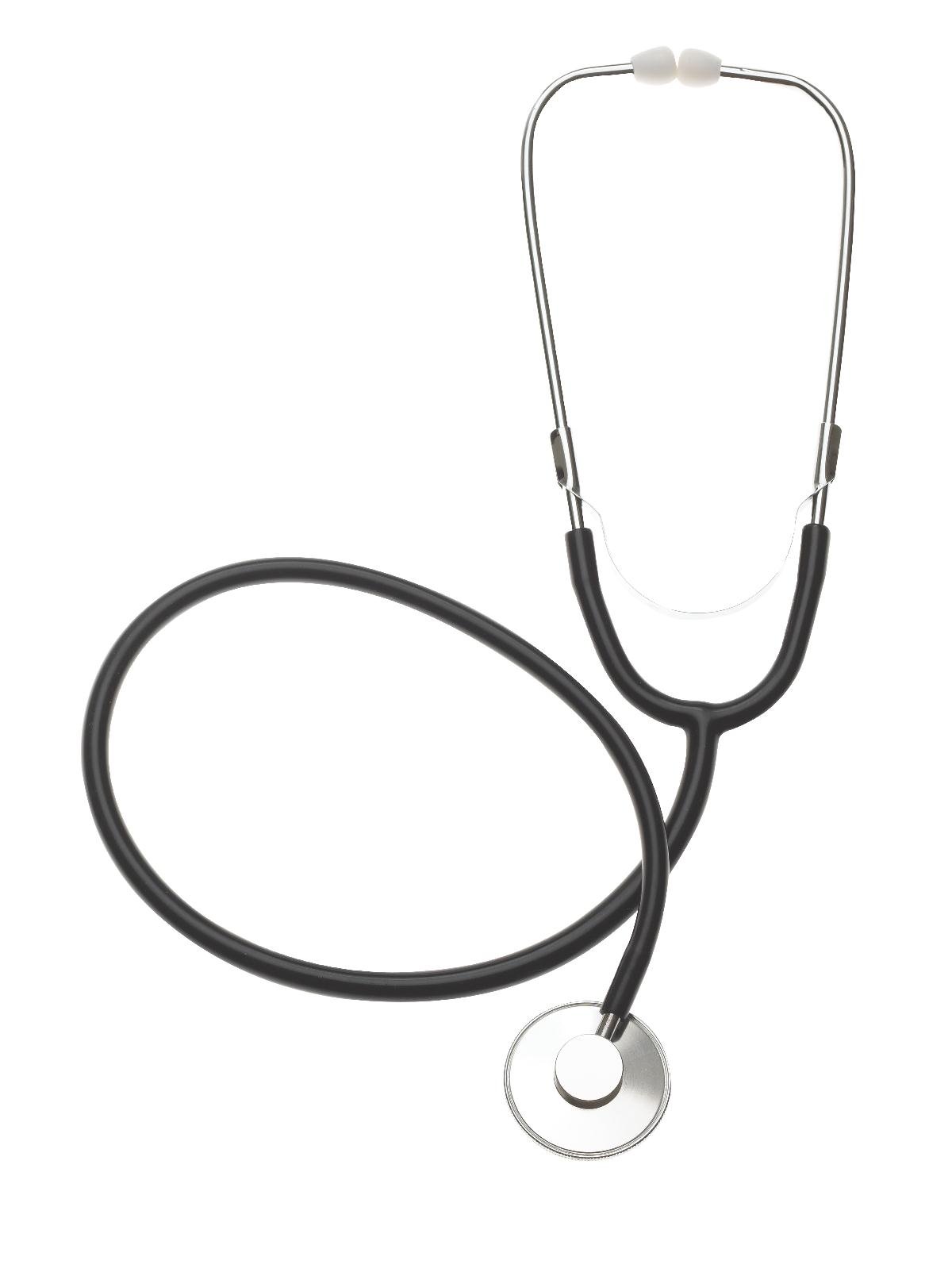Medline Single-Head Stethoscope, Black by Medline