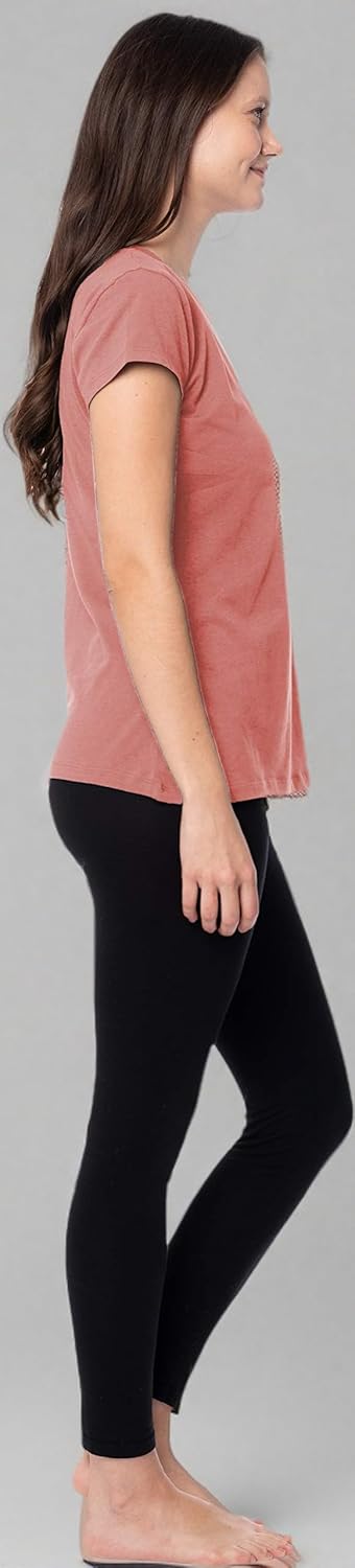 Sexy Basics Women's Cotton Stretch T Shirts | Casual & Active Basic Tops | Multi Packs & Colors - Image 7