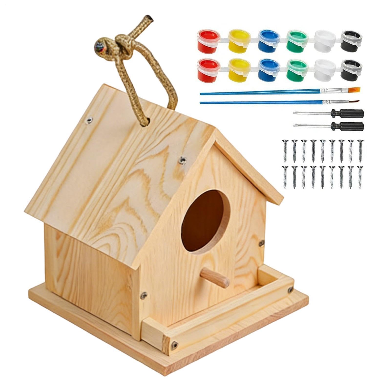Bird Houses to Paint Educational Fun Activities