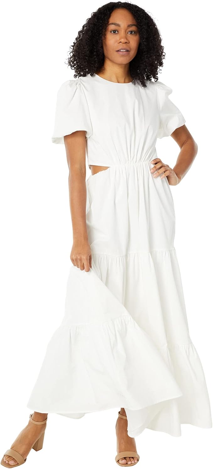 Plaza Cut Out Tiered Maxi Dress 