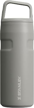 Stanley IceFlow Cap and Carry Water Bottle | Wide Mouth Twist Lid | Lightweight & Leakproof for Travel & Sports | Insulated Stainless Steel | BPA-Free