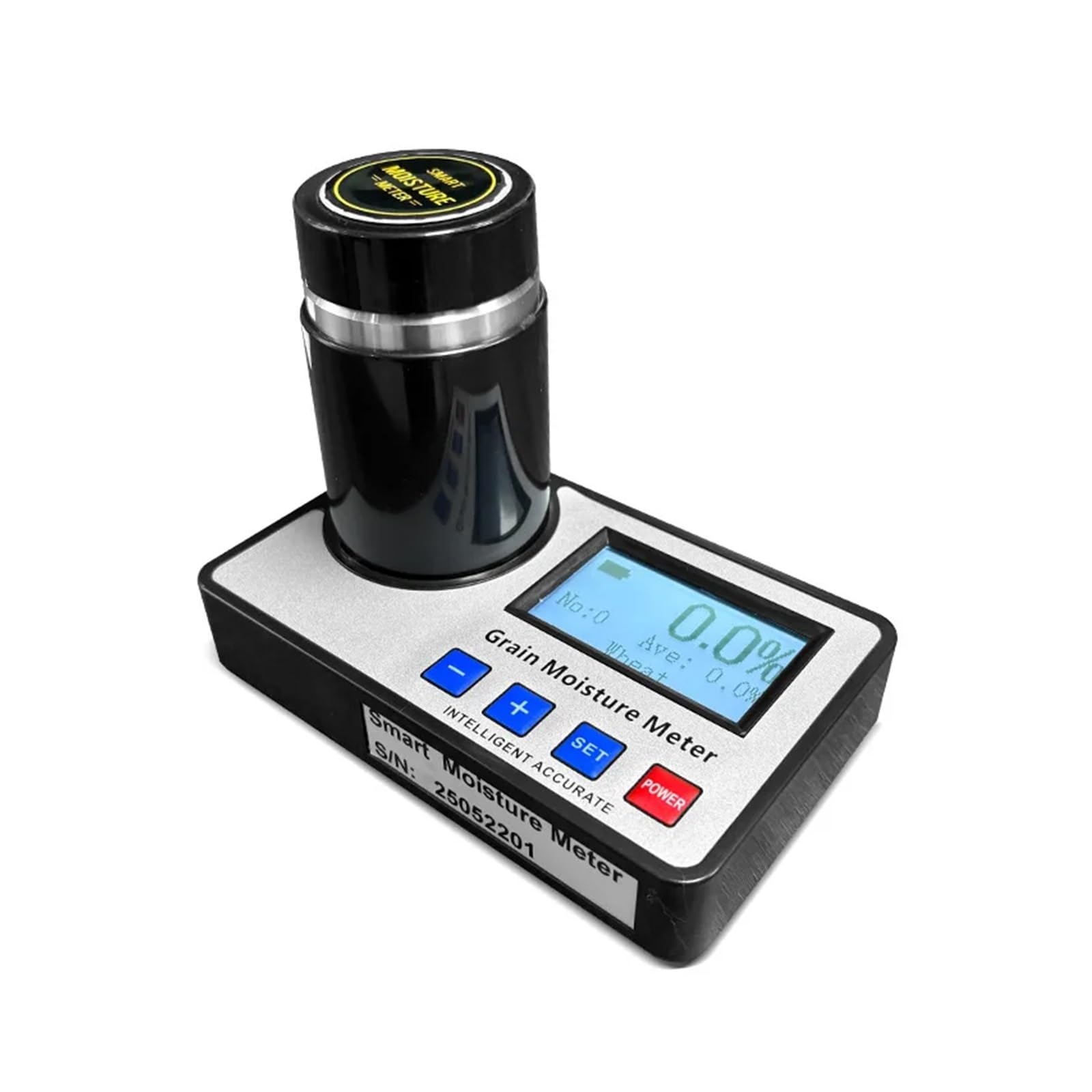 JVDDI Grain Moisture Meter, Coffee Bean, Cocoa Bean Moisture Meter, Grain Moisture Content Tester, Detector