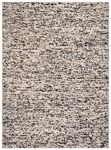 SAFAVIEH Area Rug 8x10 - Natura Collection - Large - Beige & Grey, Handmade Wool, Ideal for Living Room, Bedroom, Dining Space (NAT263F) - Image 3
