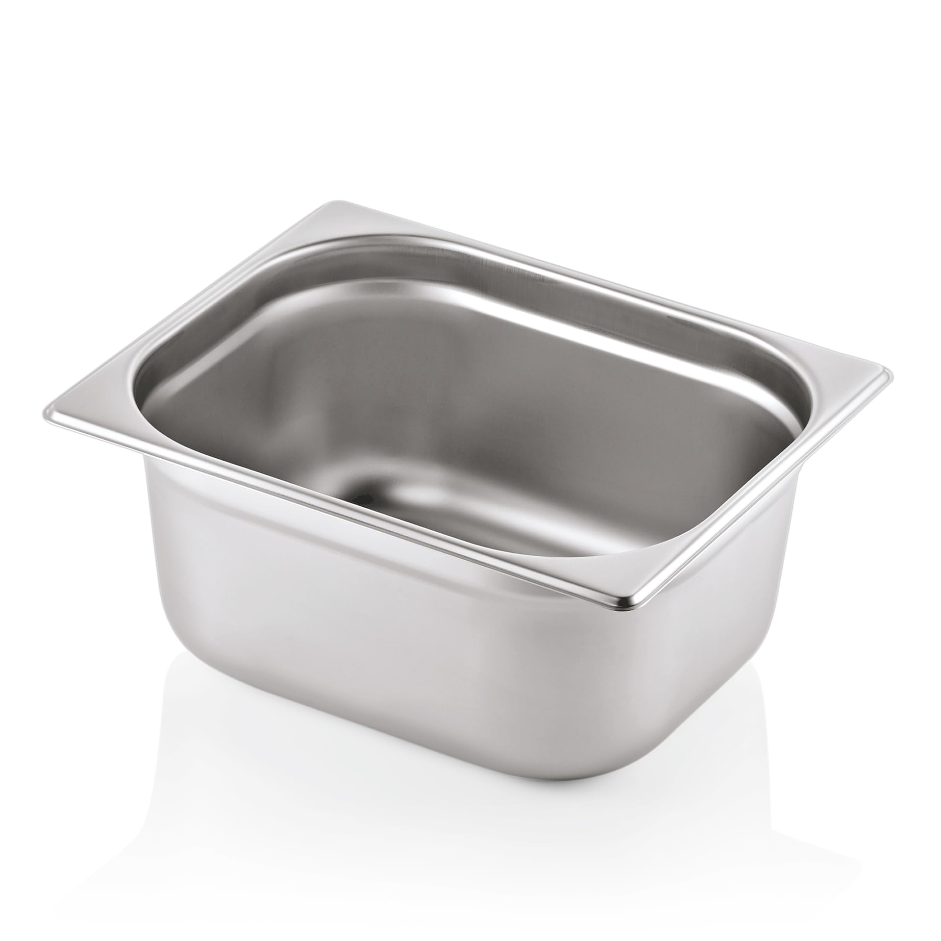 Morleos GN 1/2 150 mm - 8,5 L Gastronormbehälter aus rostfreiem Edelstahl 325 x 265 mm | stapelbar & rostfreier GN Behälter | Gastronomie-, Event- & Catering Zubehör aus robusten 0,7 mm Stahl