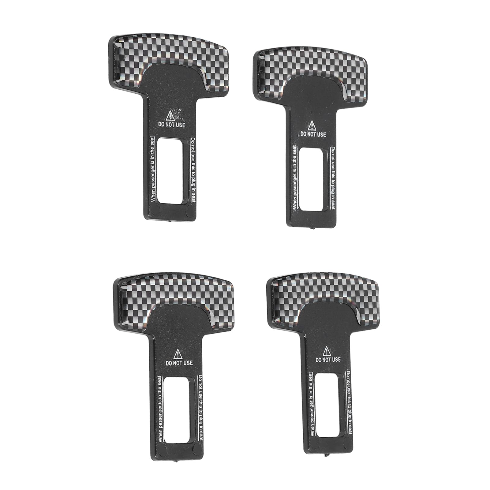 YOUTHINK 4PCS Safe Seat Belt Clips, Seat Belt Pads Universal Slot Plugs Car Safety Adjuster Clips for Van Truck SUV All Cars Model 4PCS Safe, Aluminum Alloy Car — view 7