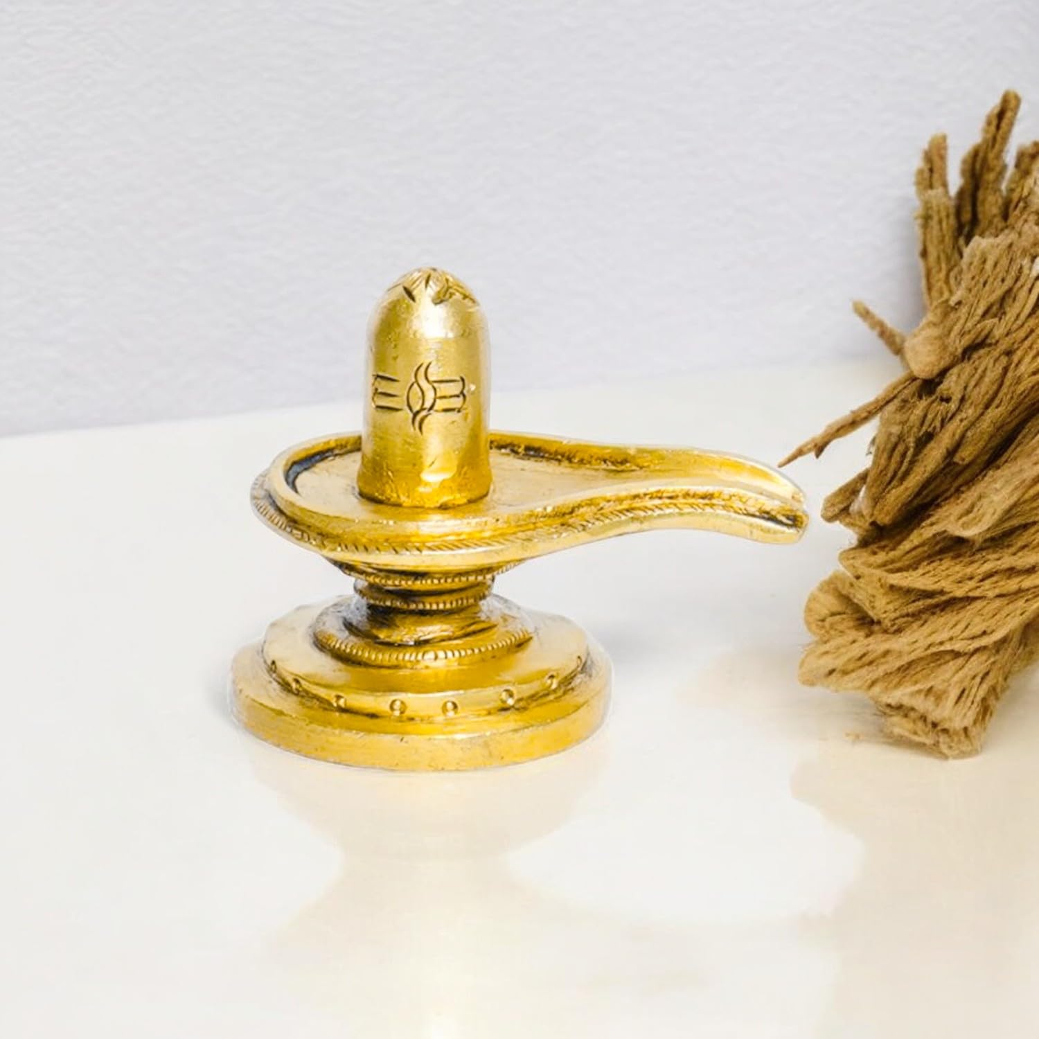 Brass Shivling Idol - Home Puja & Spiritual Decor -13