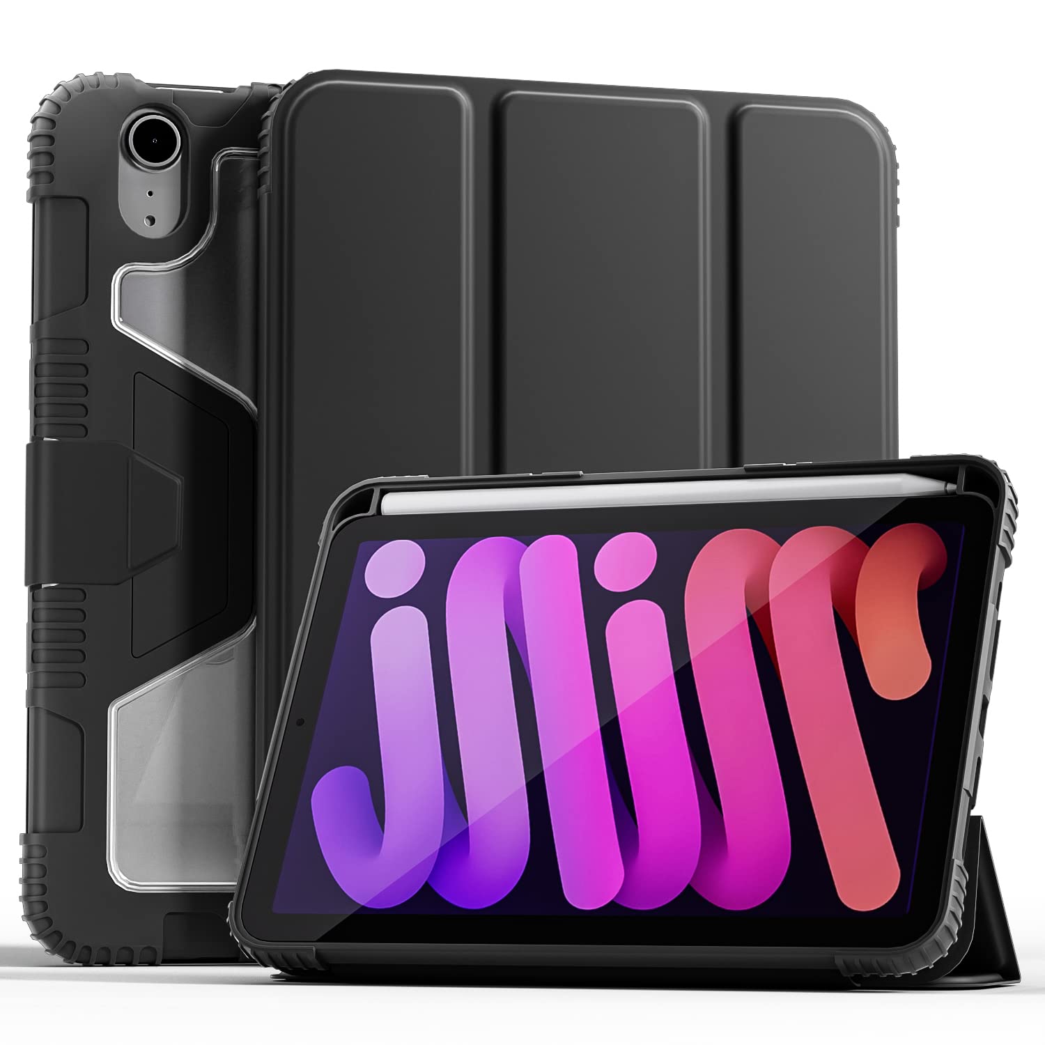 SwooK Shockproof Rugged Case for 10th gen iPad 10.9 inch A2757 A2777 A2696 2022 Release iPad Flip Cover Case with (Stand/Pencil Holder/Auto Wake) (Black) (B0BVKNK8L3) Amazon Price History, Amazon Price Tracker