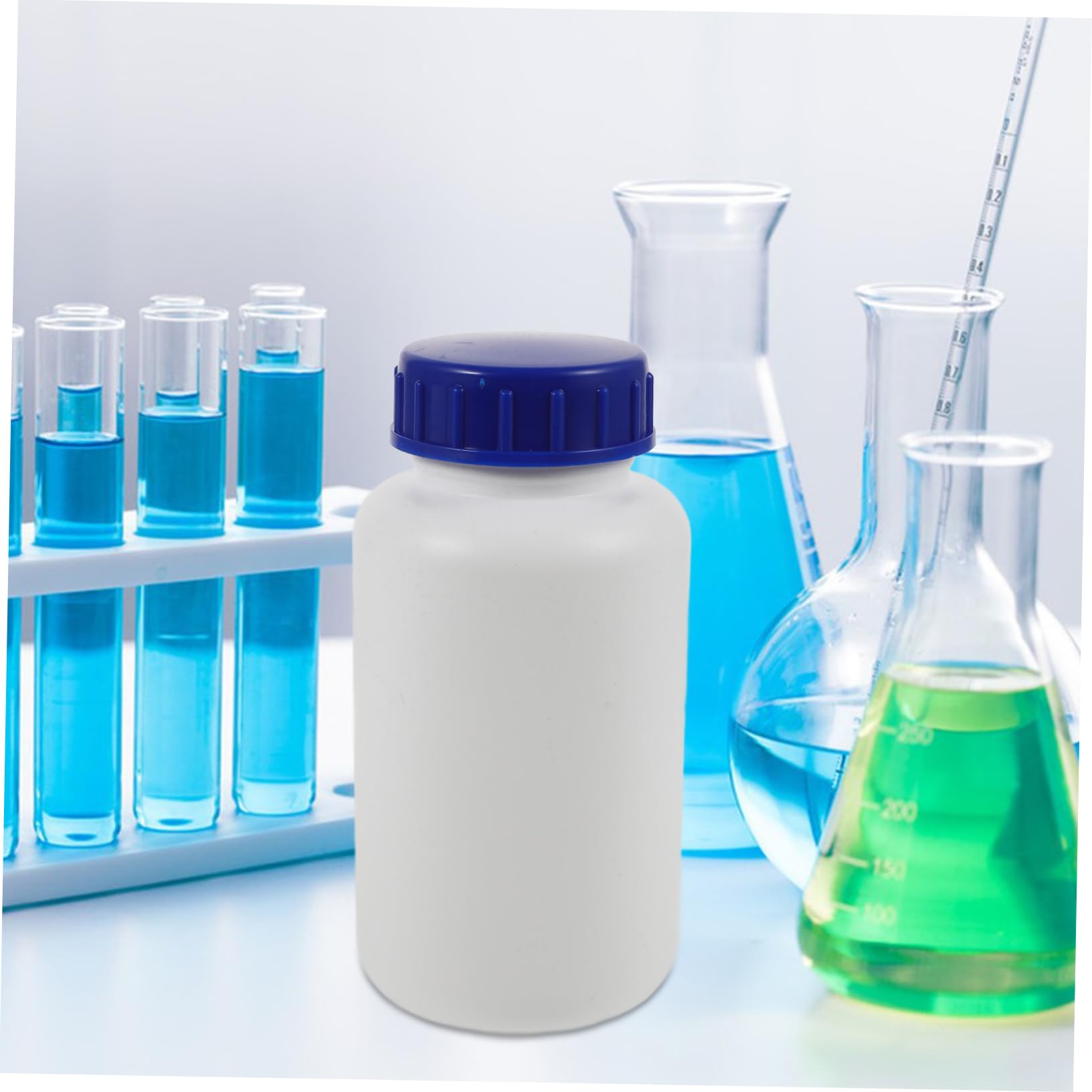 Gatuida 15pièces Flacon Reagent Renforcé Bouteilles De Stockage Sécurisées Pour Produits Chimiques Lot Pour Laboratoires Et Échantillons