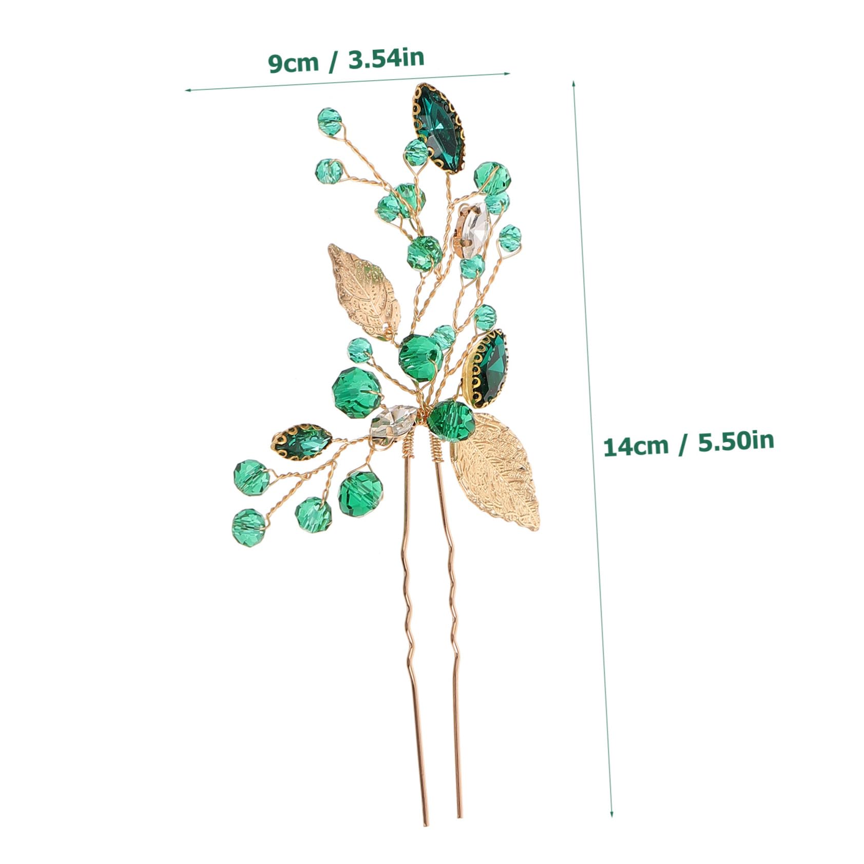 ifundom 12piezas Horquillas De Novia u Shape Cristales Adornos Elegantes Para Bodas y Fiestas Accesorios De Pelo Chic y Delicados