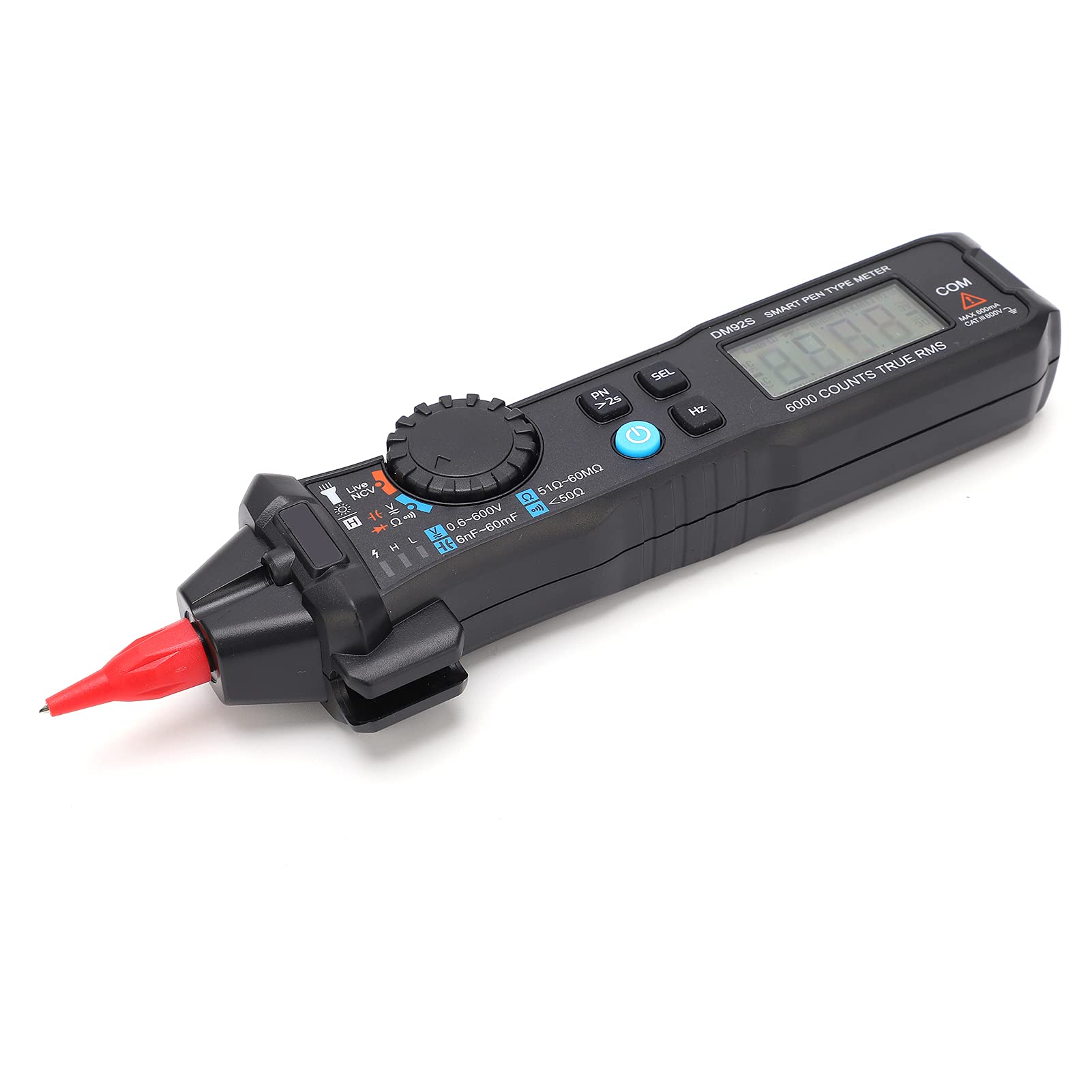 Multimètre Numérique DM92S, Testeur LCD de Haute Précision pour électriciens à Usage Domestique, 5999 Points