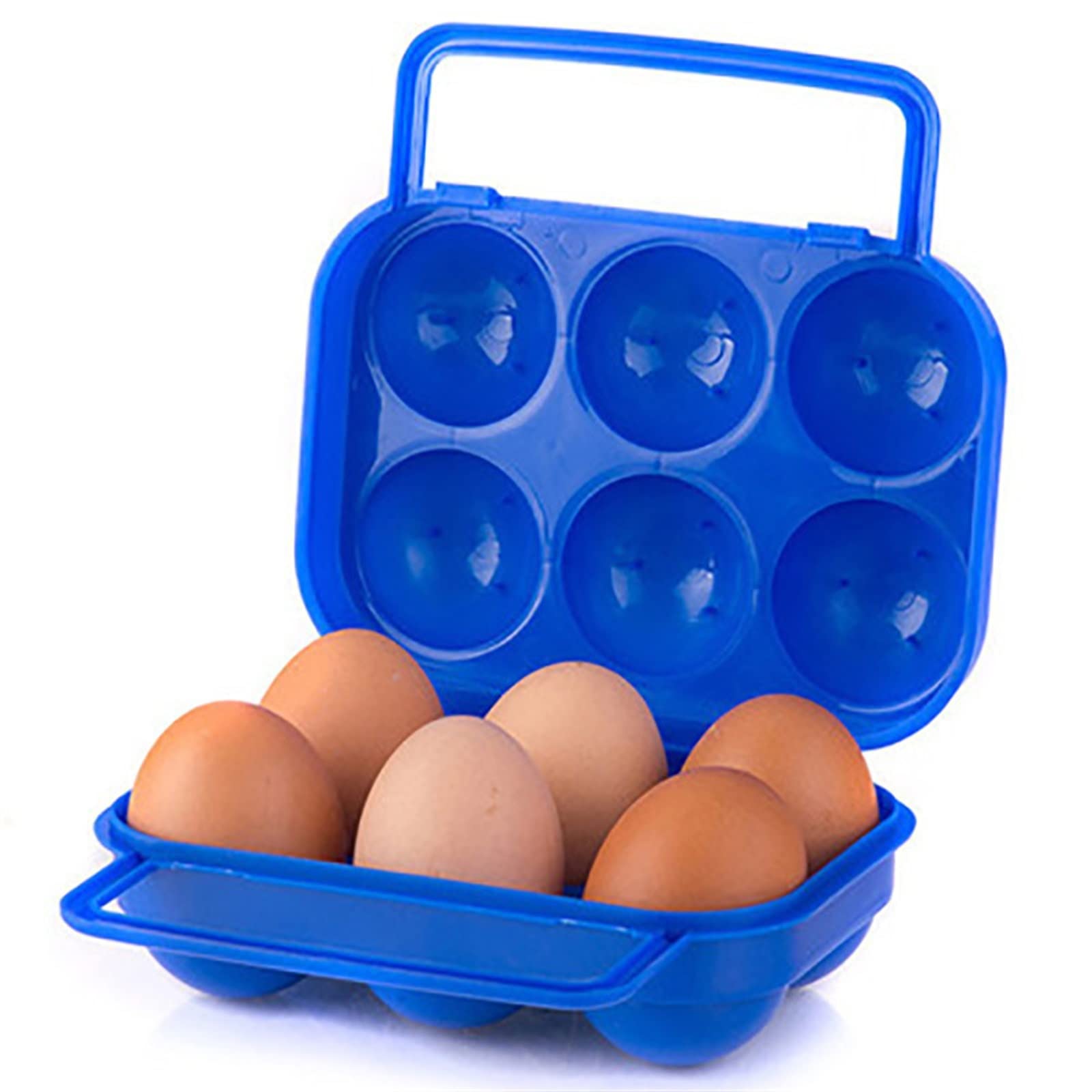Panier à Oeufs Pique-Nique en Plein air Portable en Plastique 6 étui à Oeufs boîte à Oeufs