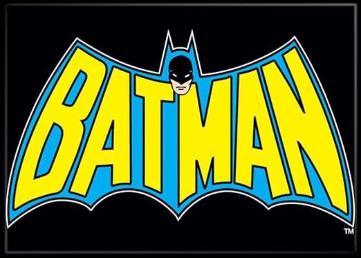 Ata-Boy DC Comics Magnet Classic Bat Logo 2.5" x 3.5" Magnet for Refrigerators, Whiteboards & Locker Decorations…