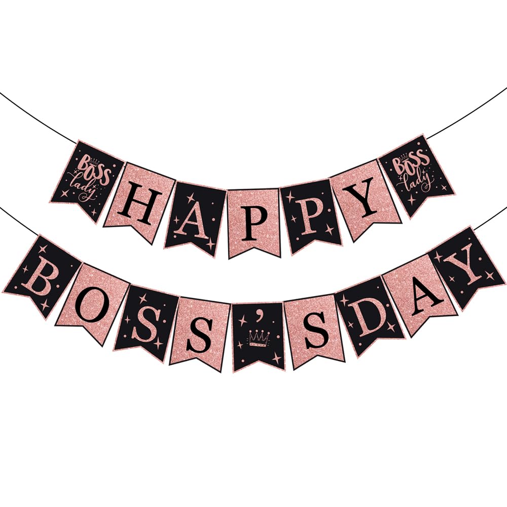 Happy Boss Day Decorations Boss Day Decorations For Office Boss day banner for boss lady