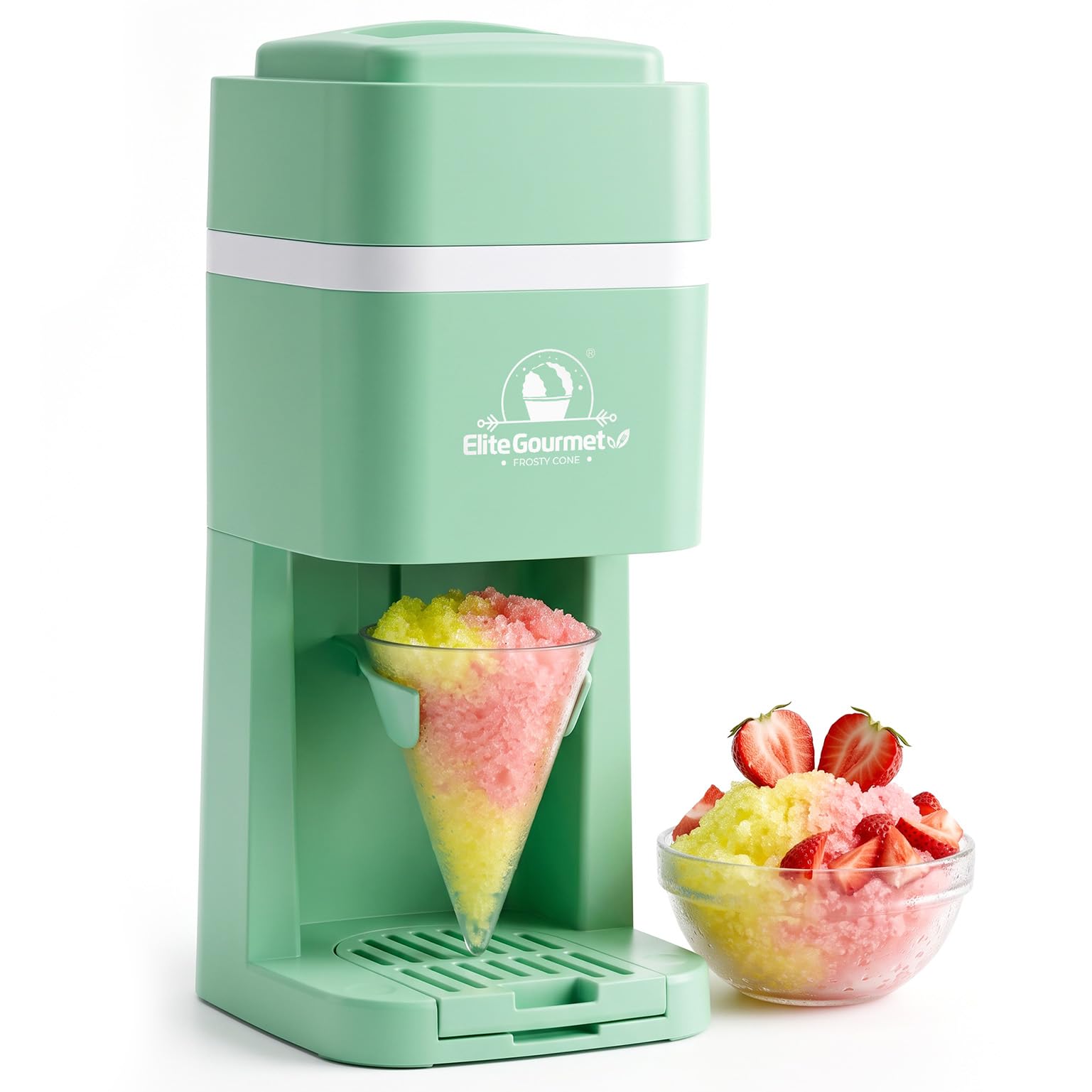 Elite Gourmet Snow Cone Maker - Instant Shaved Ice! -1