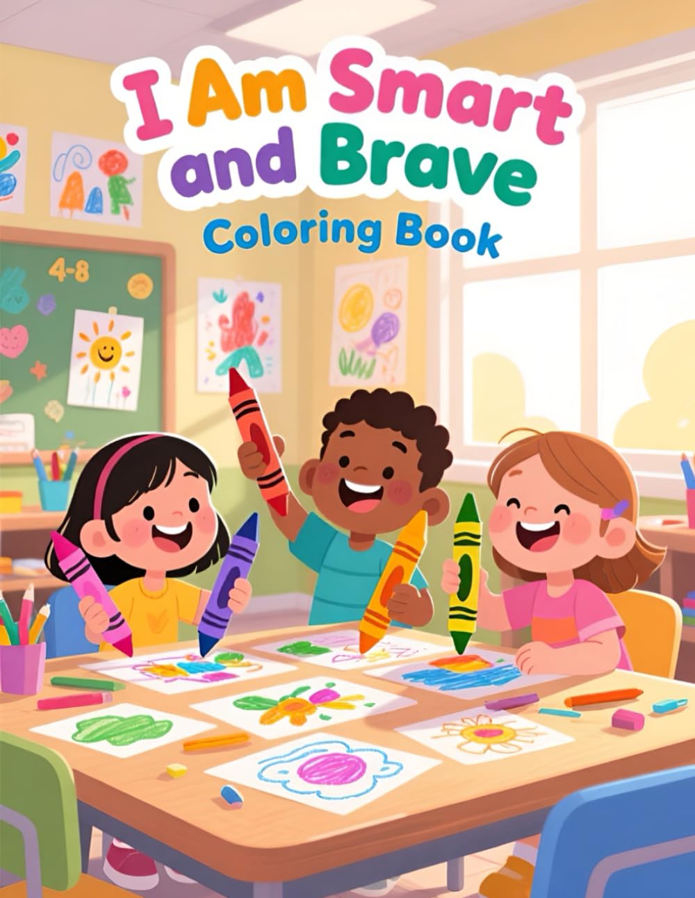 I Am Smart and Brave Coloring Book: A Confidence-Building Coloring Book for Kids | Positive Affirmations for Boys and Girls