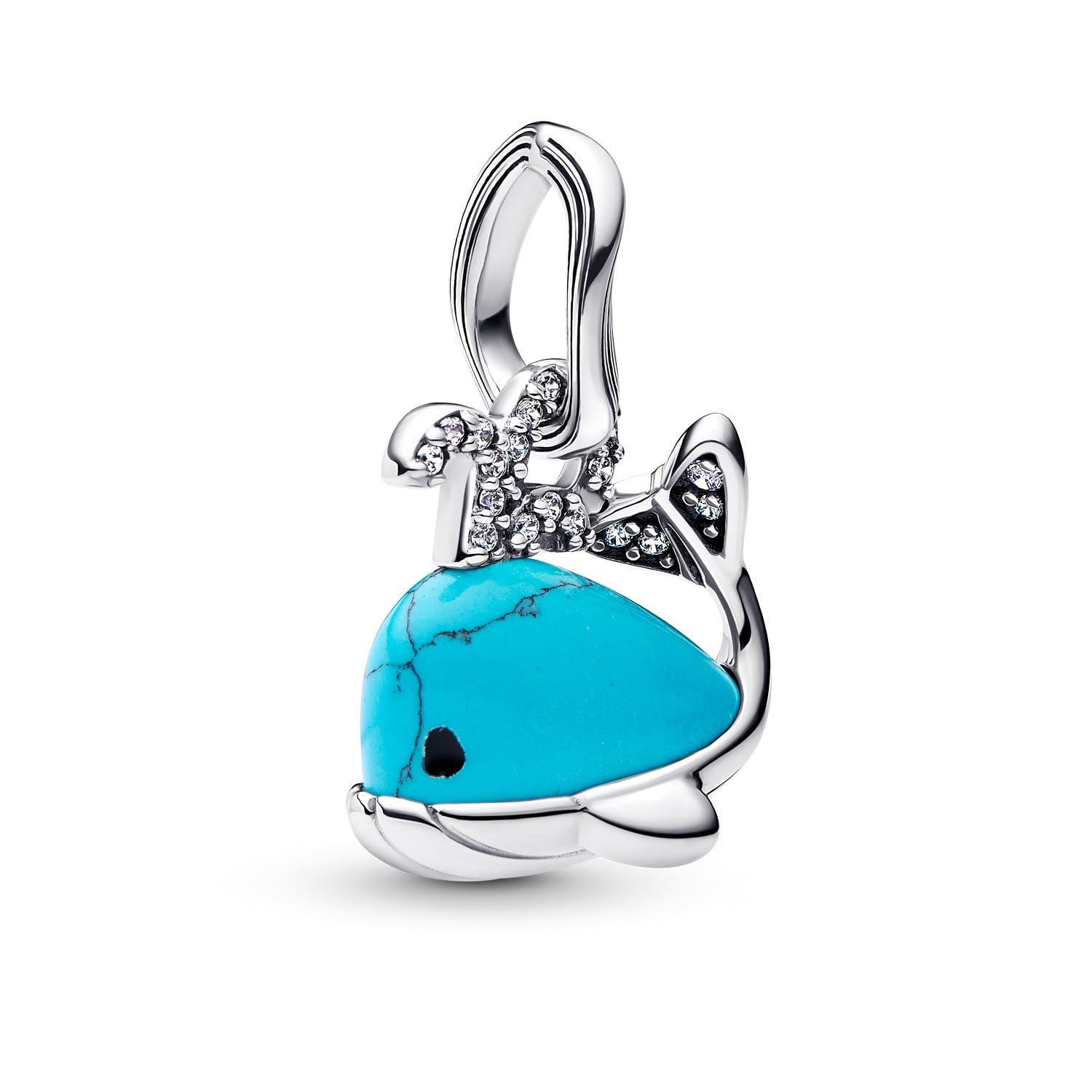 PANDORA Set regalo da donna con collana e ciondolo a forma di balena in argento 925, gioielli moderni e versatili 28907