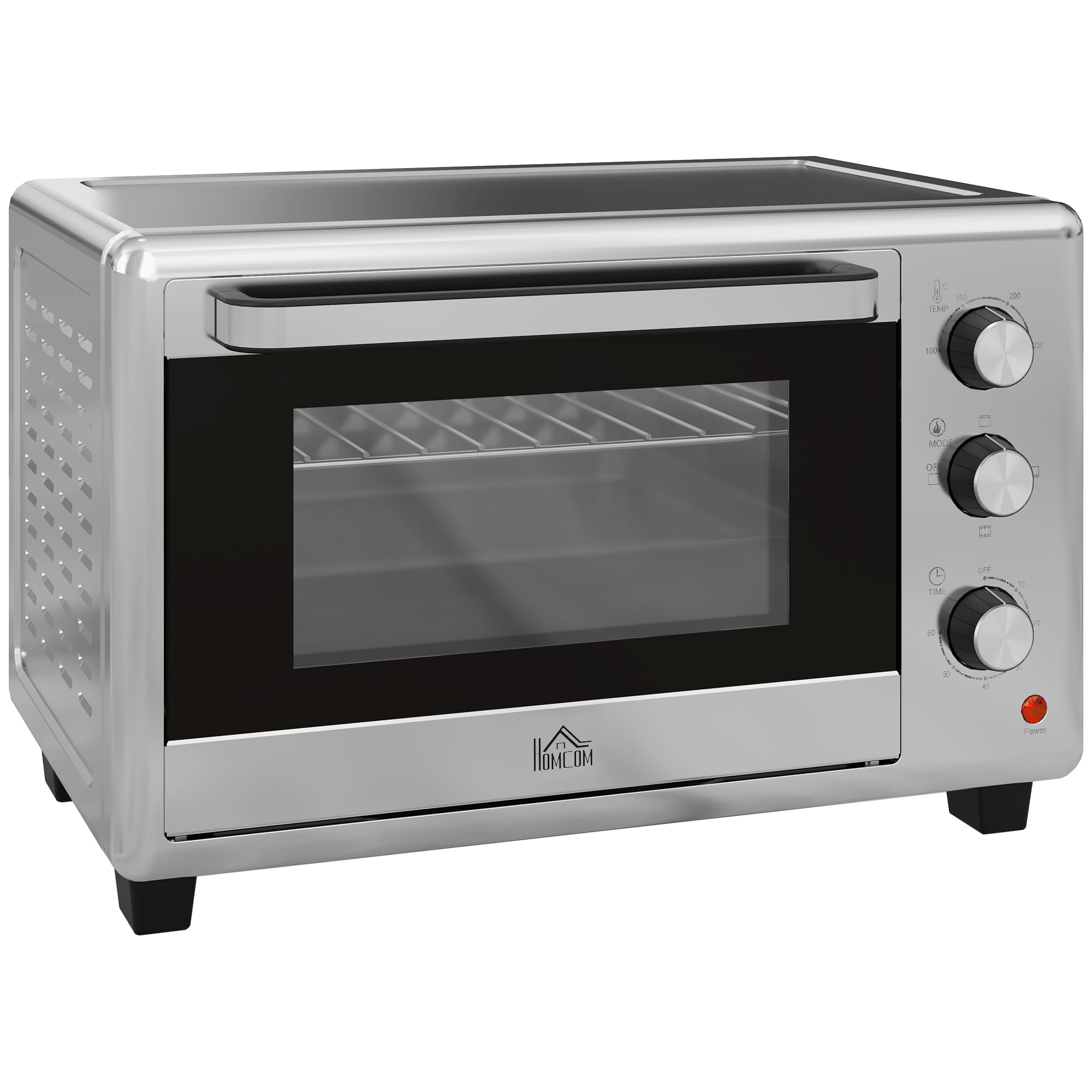 Fornetto Elettrico 30L, Mini Forno Elettrico Con 3 Funzioni Di Cottura, Temperat