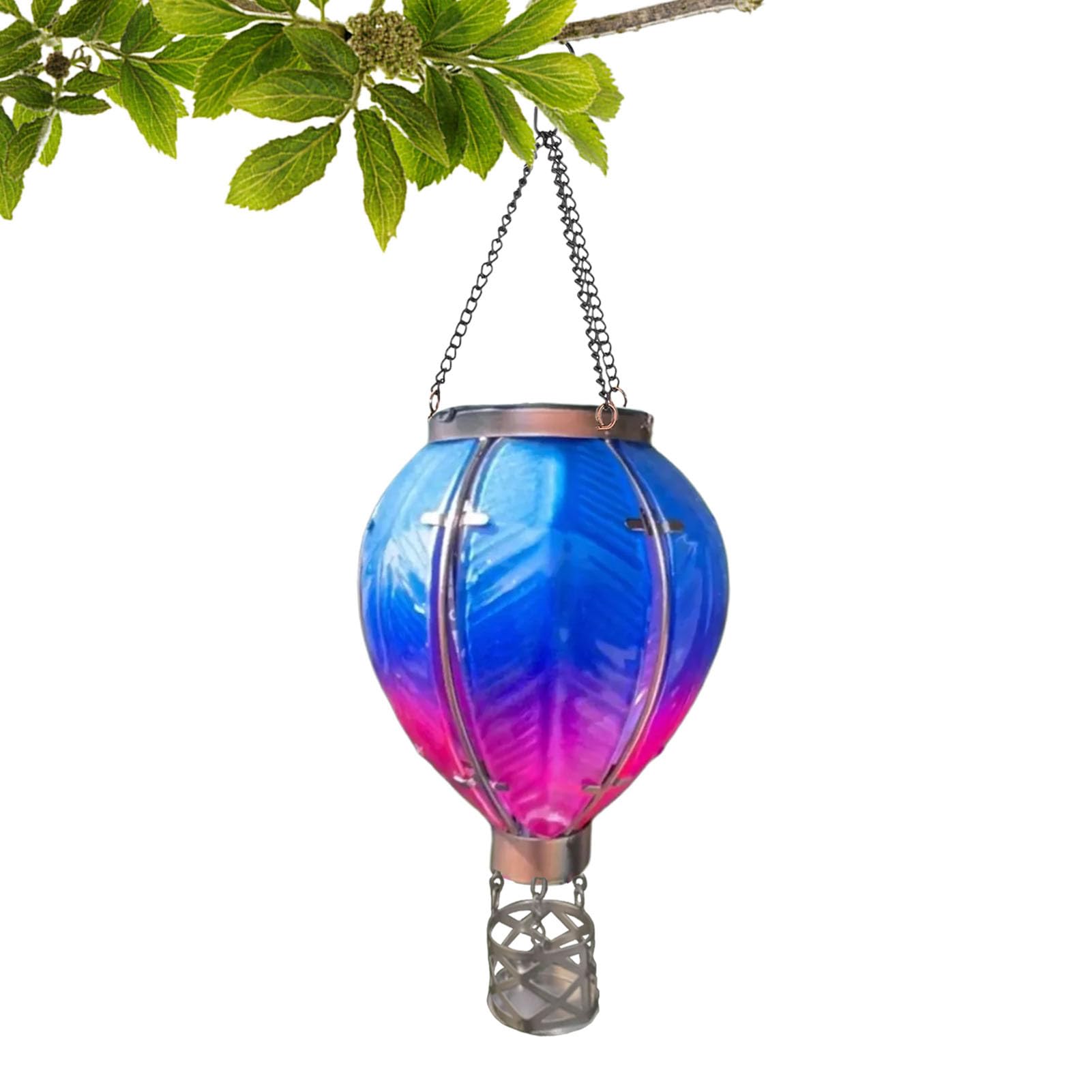 Niesel Hot Air Balloon Outdoor Lantern,Decorative Outdoor Lamp | Flickering Flame Led Lights for Garden Decoration, Outdoor Solar Light for Porch, Patio and More