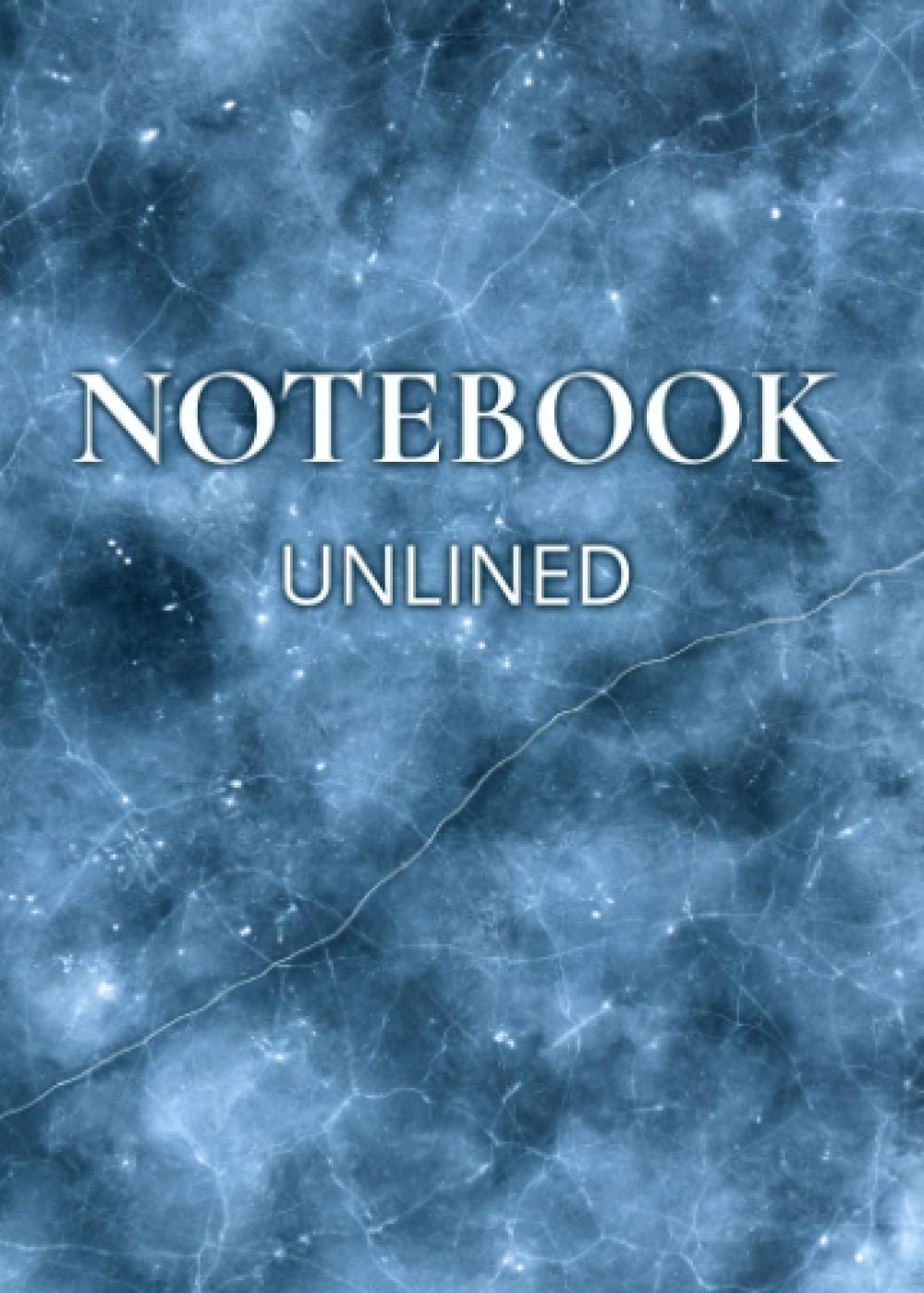 Notebook Unlined: Small Notebook 5x7 Unlined, Blank Journal Notebook With Numbered Pages