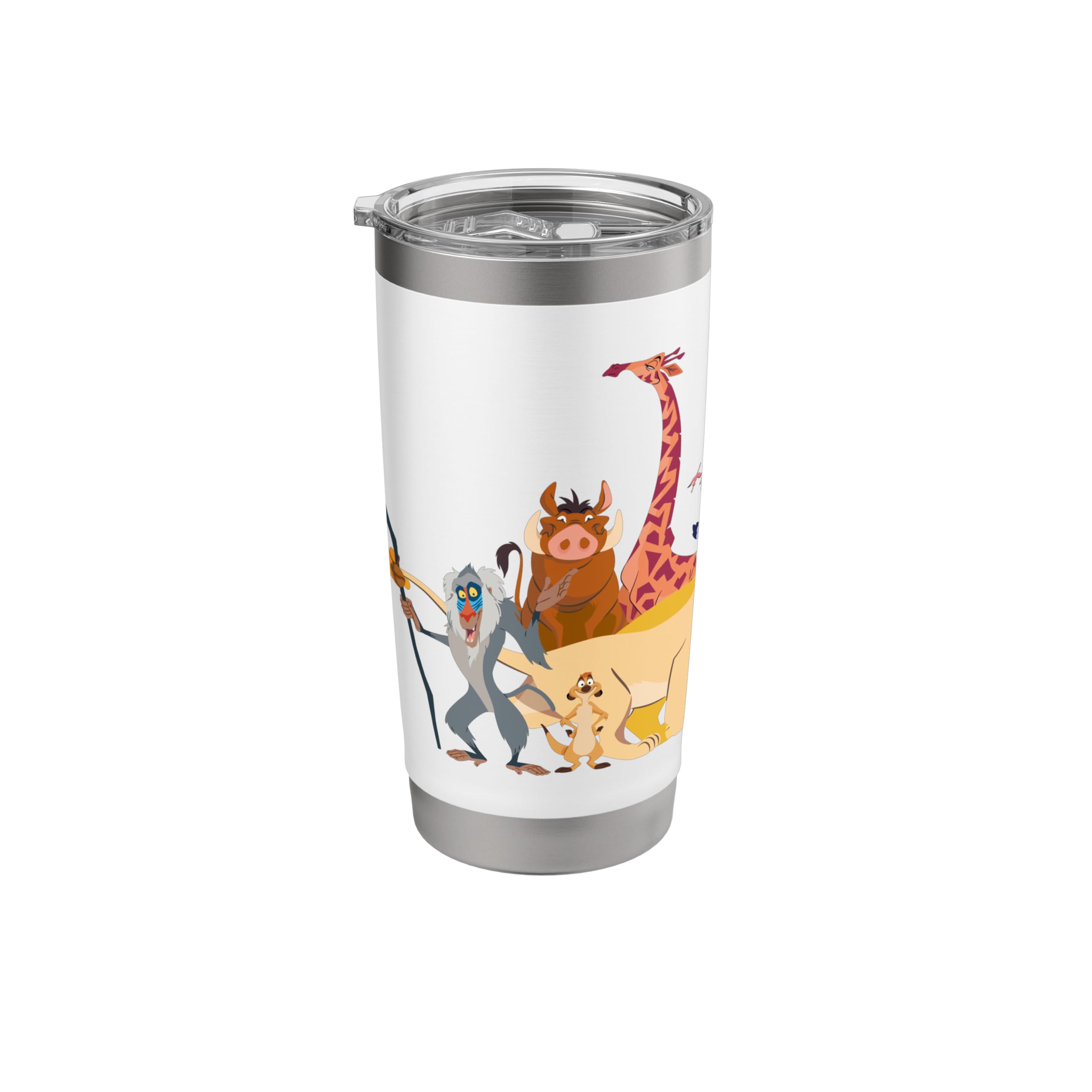 Disney The Lion King Simba Nala Timon Pumbaa Animal Family Stainless Steel Insulated Tumbler