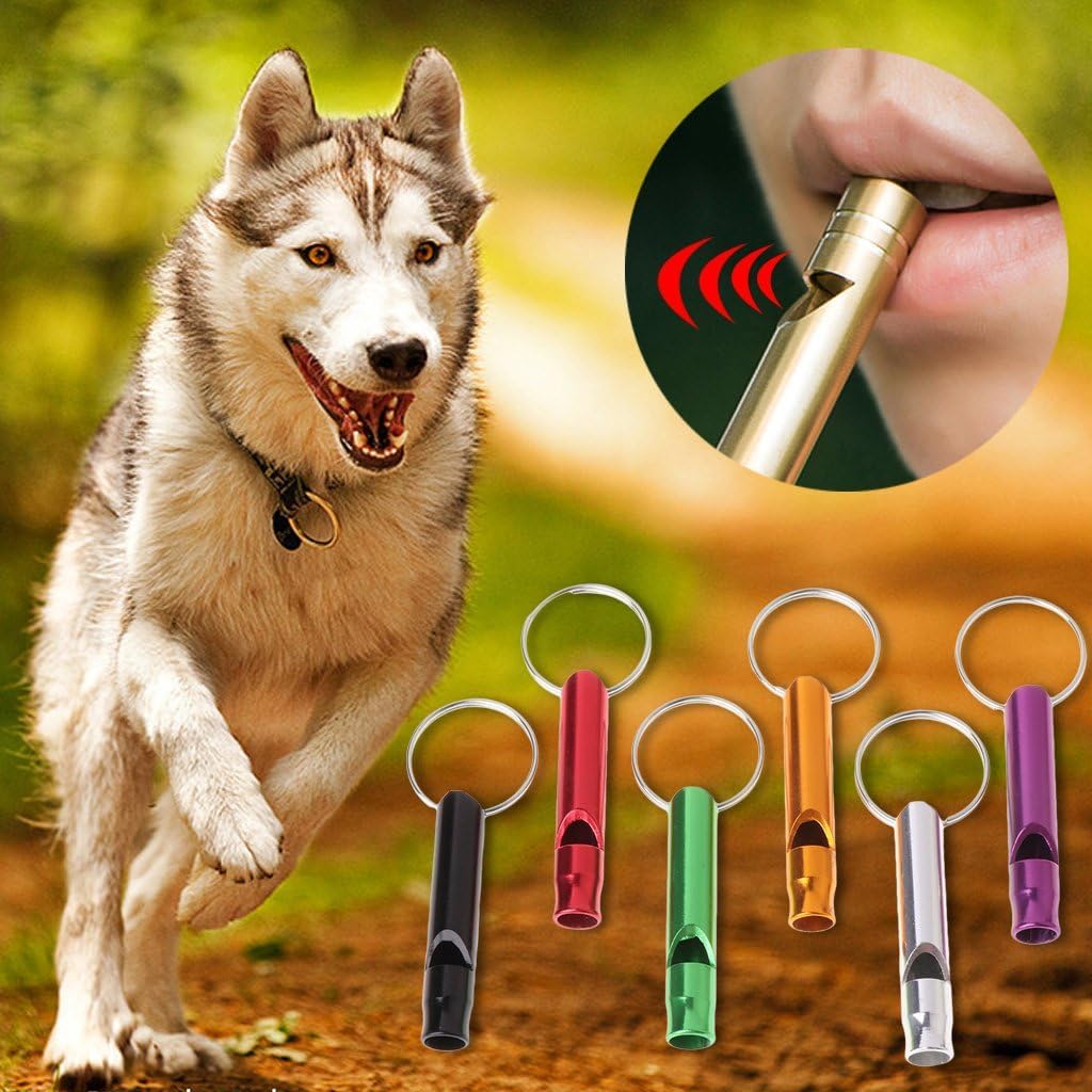 6 Pcs Ultrasonic Dog Training Whistles Metal Dog Training Whistles For Small Large Pet Dog Whistles Dog Flute Dog Whistles That Makes Dogs Come To You Dog Whistles That Makes Dogs Stop Barking