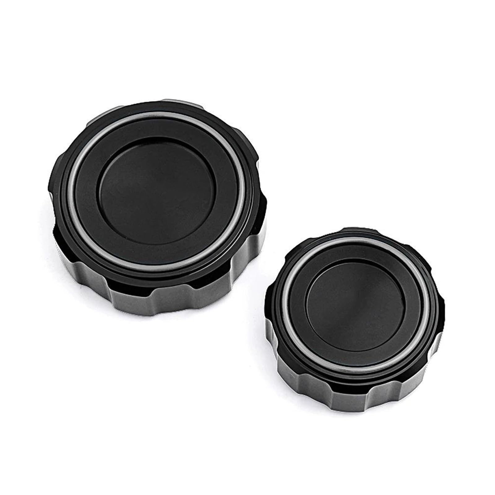 Coperchio Serbatoio Liquido Freni Anteriore E Posteriore Per Moto Tappo Di Riempimento Olio Motore Per Z900RS Z900SE 2017-2025(Front Rear-Grey)